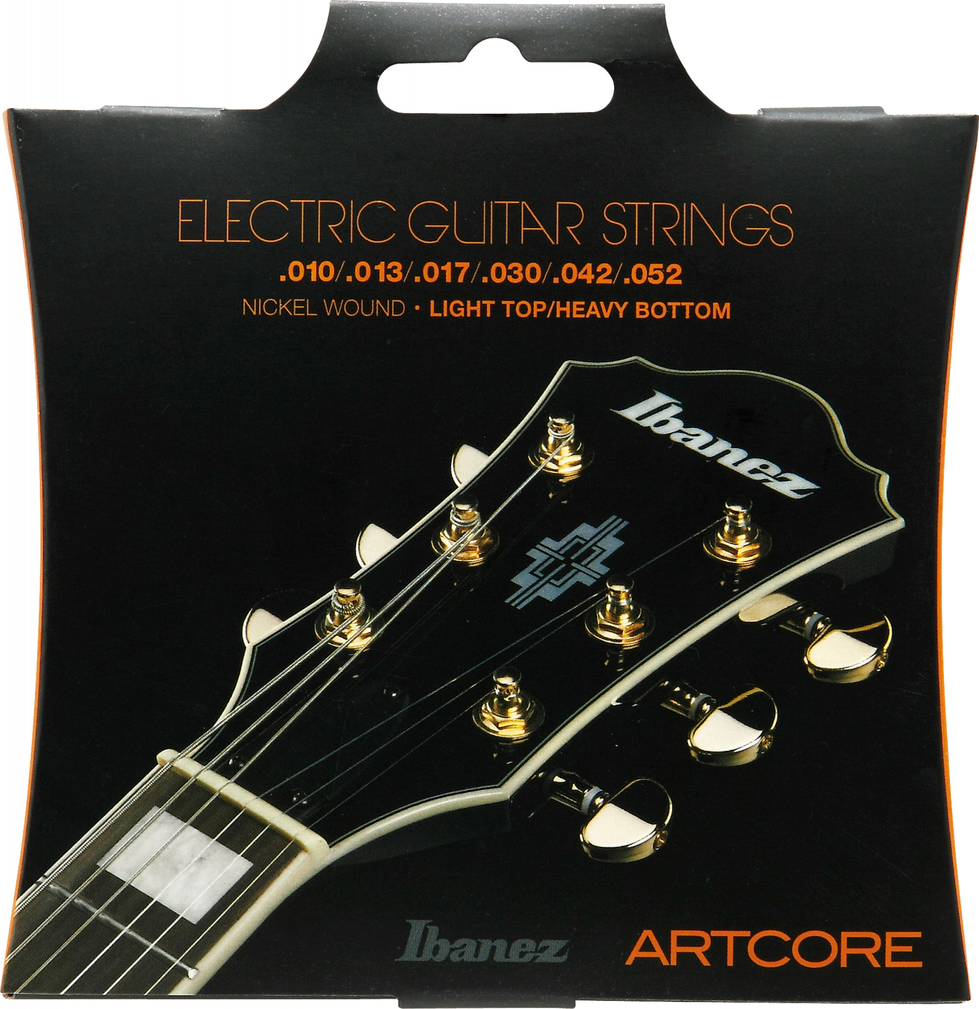 IBANEZ Saiten Set für 6 String Artcore E-Gitarre - Light Top/Heavy Bottom (IEGS62)
