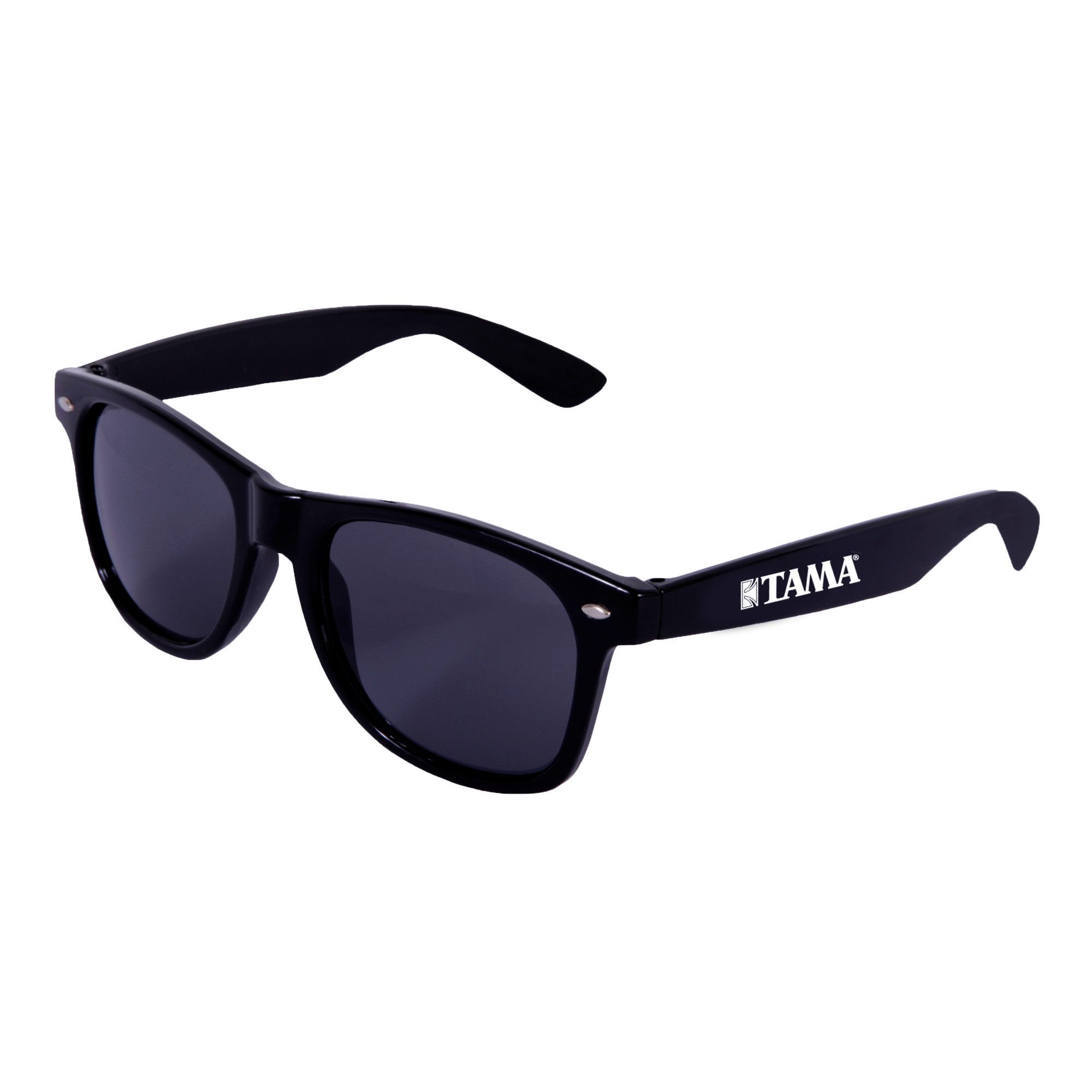 TAMA Sonnenbrille schwarz mit weißem Logo (TAMA-SUNGL-WH)