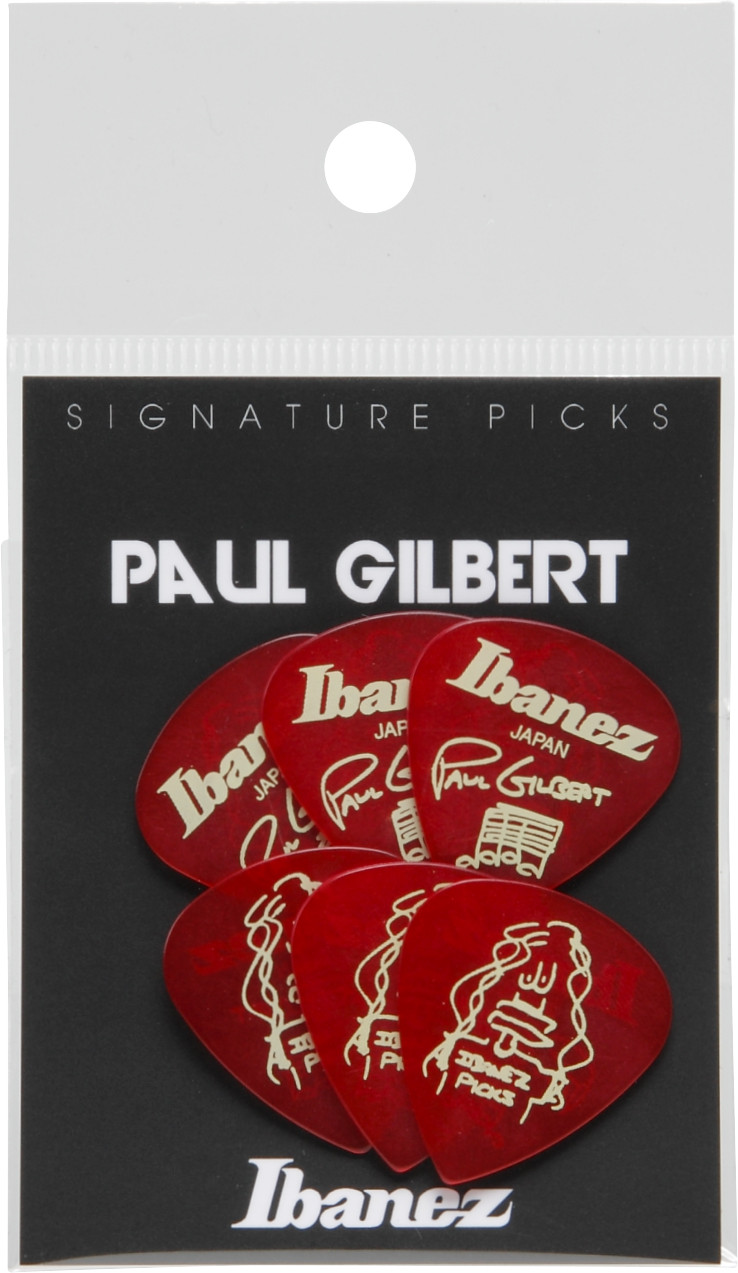 IBANEZ Paul Gilbert Signature Picks - 6er Pack (B1000PG-CA)