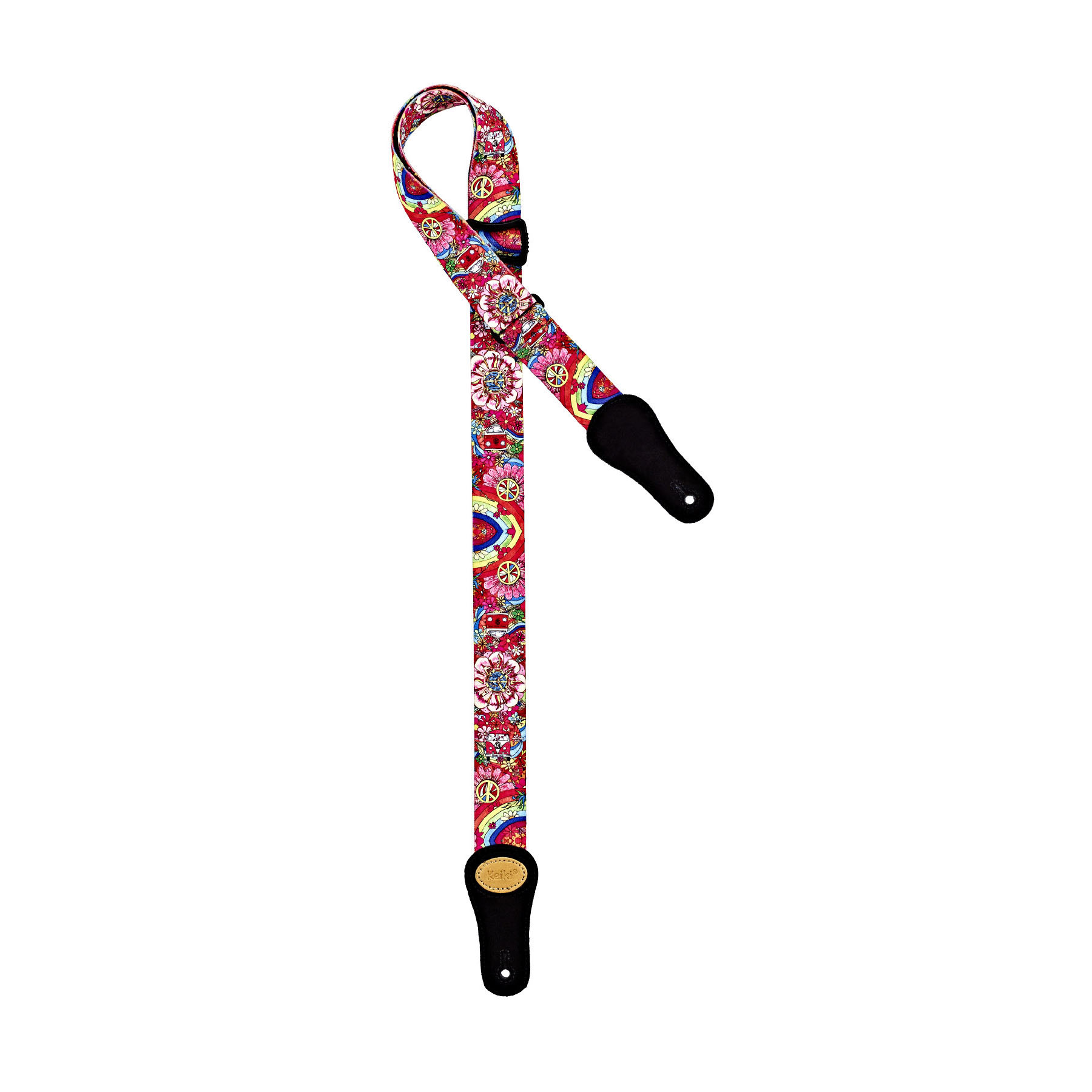 KEIKI Designer Serie Nylon Ukulele Strap - "Peace '68" (KNS-68-U)