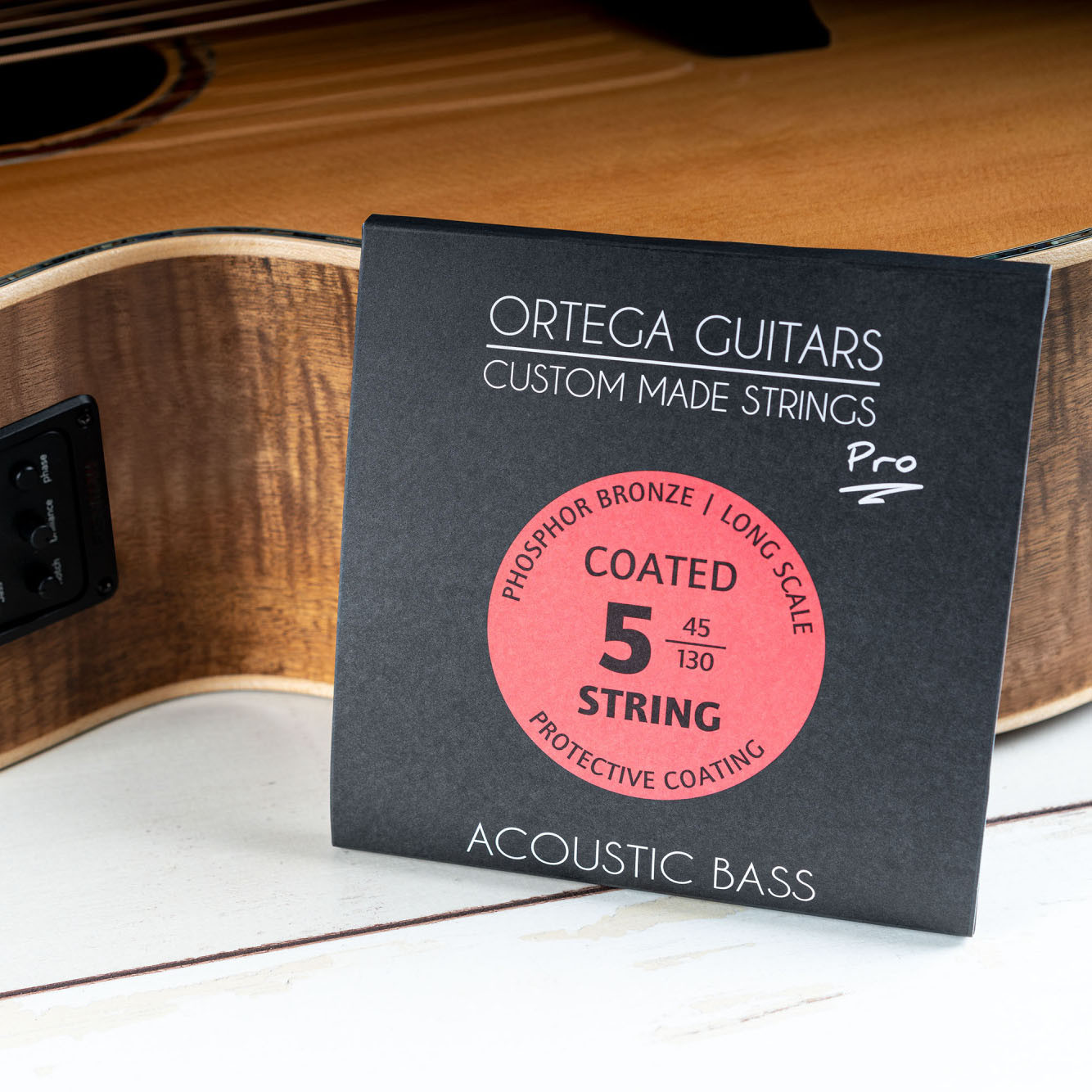 ORTEGA Custom Made Strings Pro - Akustikbass 5 String (ABP-5)