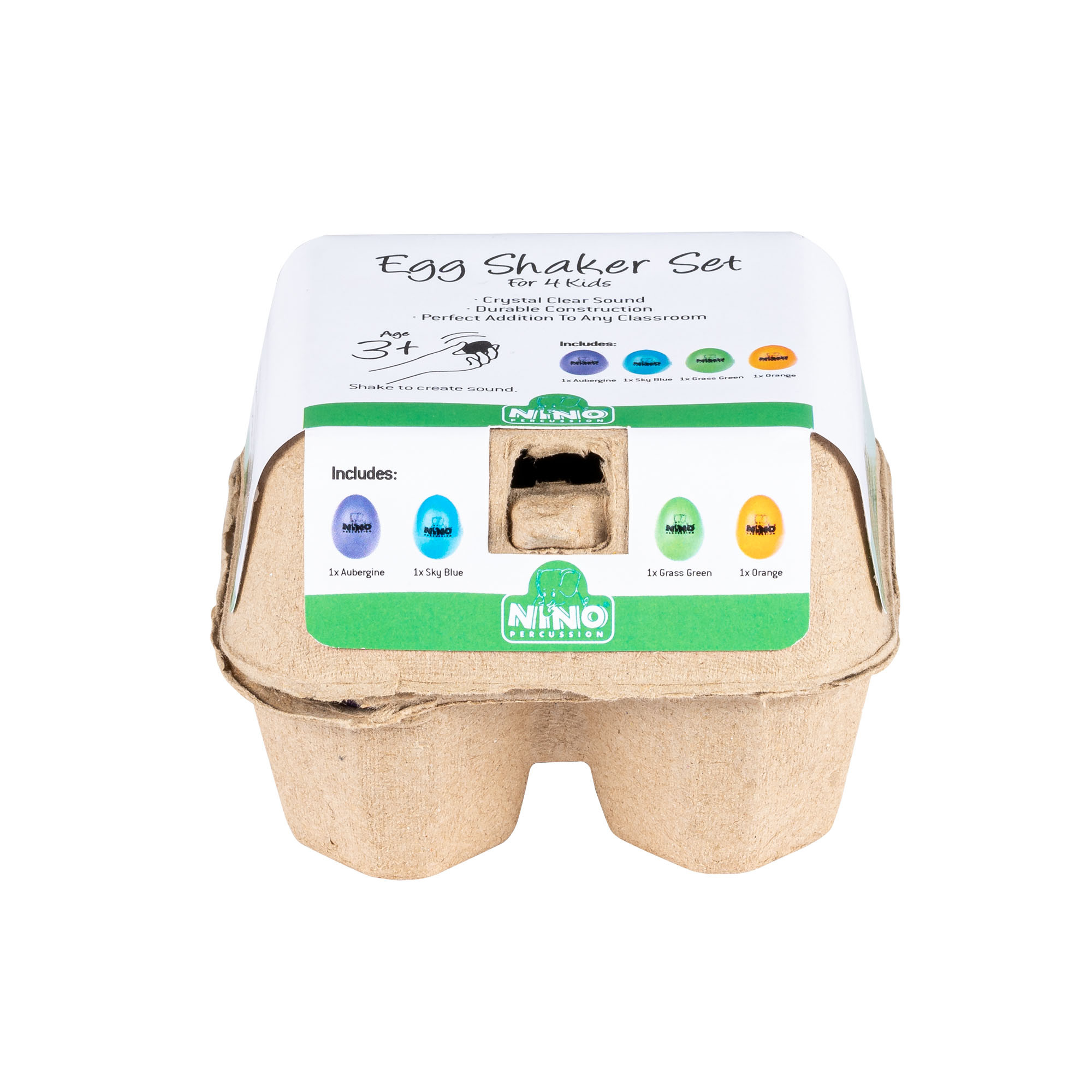 NINO Percussion Egg Shaker Box - 4 teilig
 (NINOSET21)