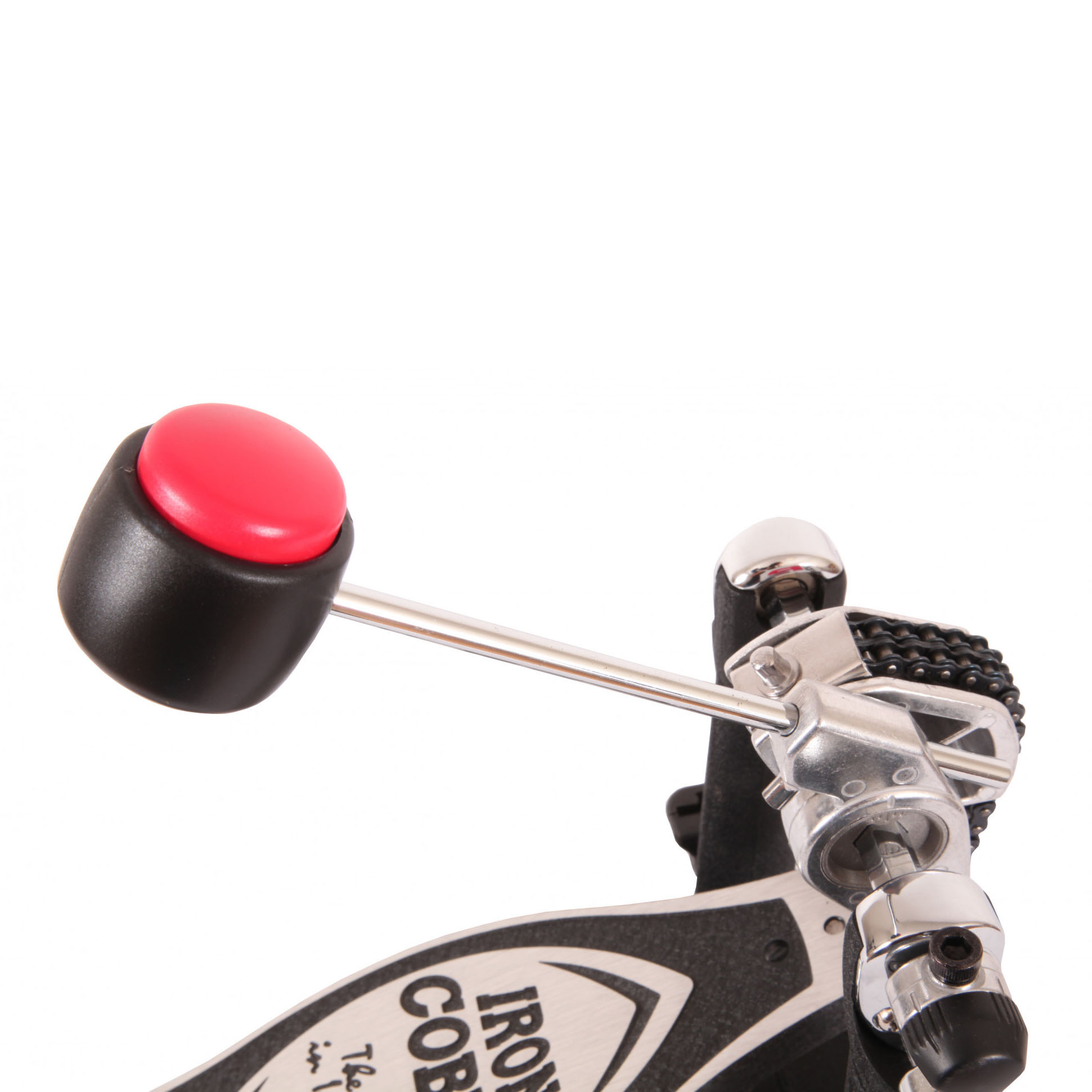 Tama bass drum beater dual sided - Black rubber and red rubber (DS30R-BK)
