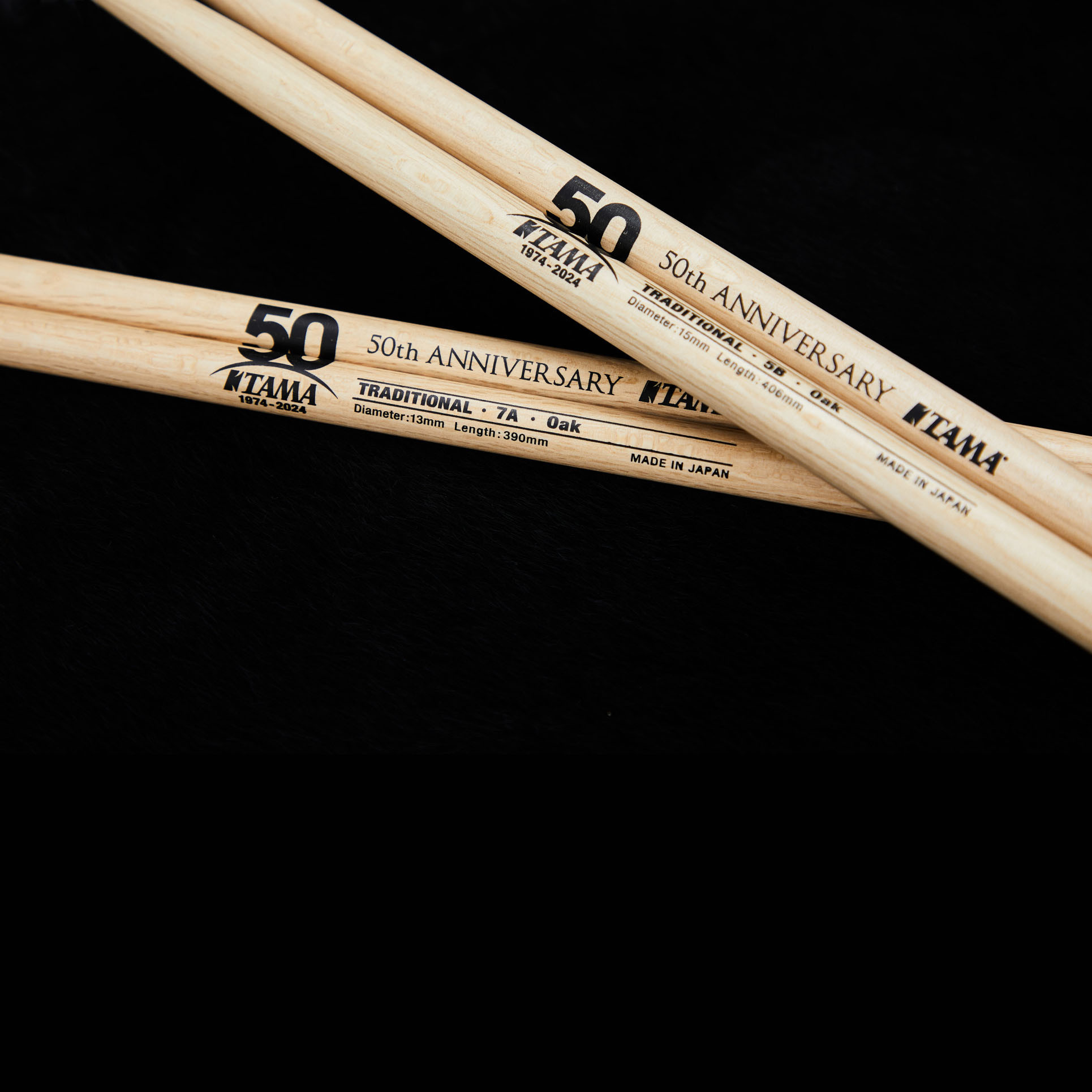 TAMA 50th Anniversary 5A Drum Sticks - 1 Pair (TAMA-5A-50TH)