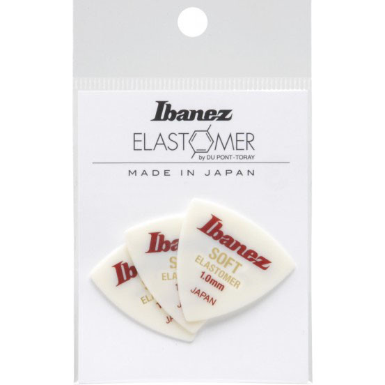 IBANEZ Elastomer Picks - 3er Pack (BEL8ST10)
