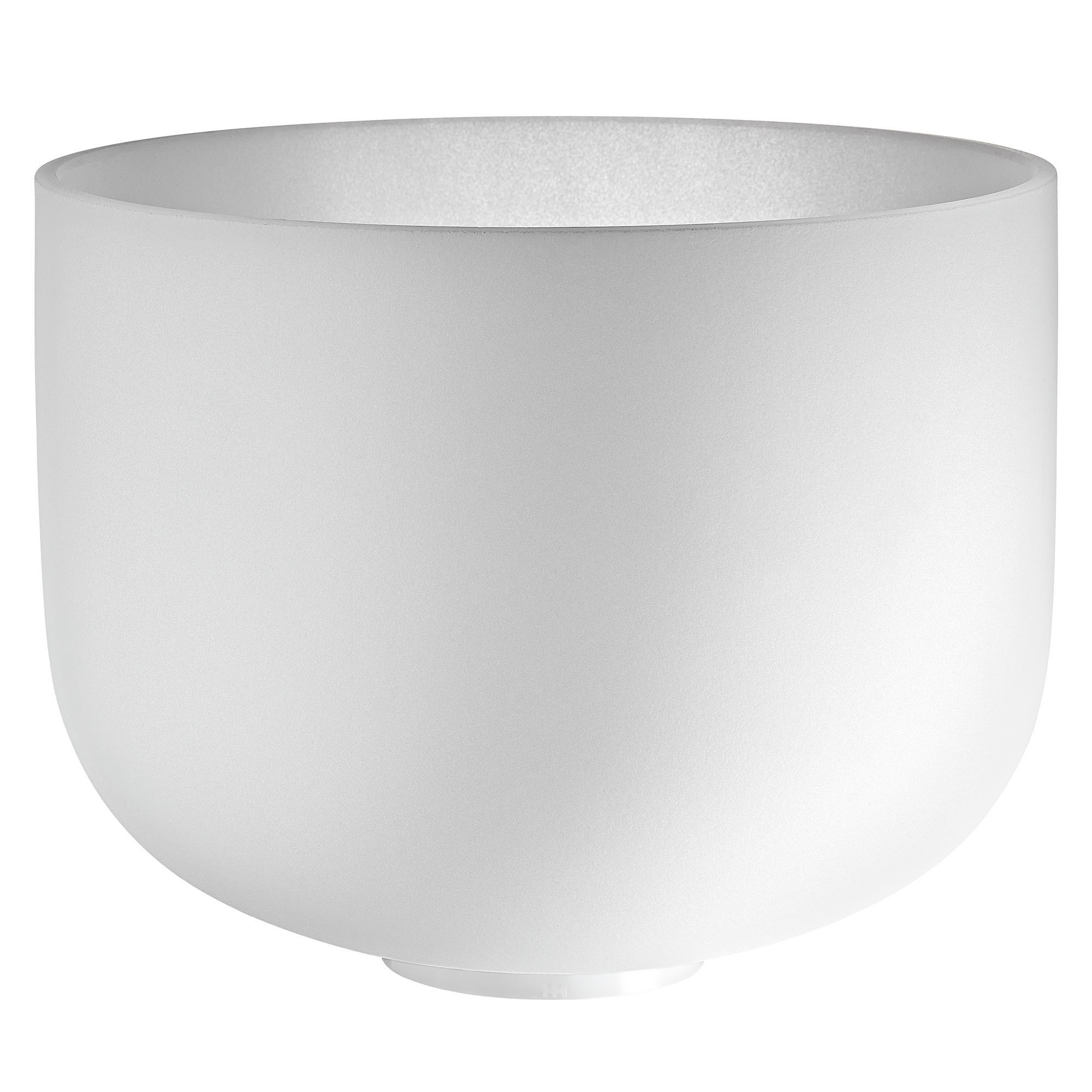 Meinl Sonic Energy 12" white-frosted Crystal Singing Bowl G3, 440 Hz, Throat Chakra  (CSBM12G3)