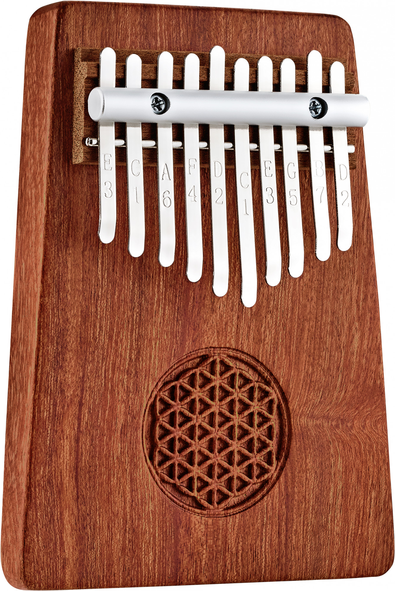 Meinl Sonic Energy Solid "Flower of Life" Kalimba - 10 Töne / Sambesi-Mammutbaumholz (KL1002FOL)