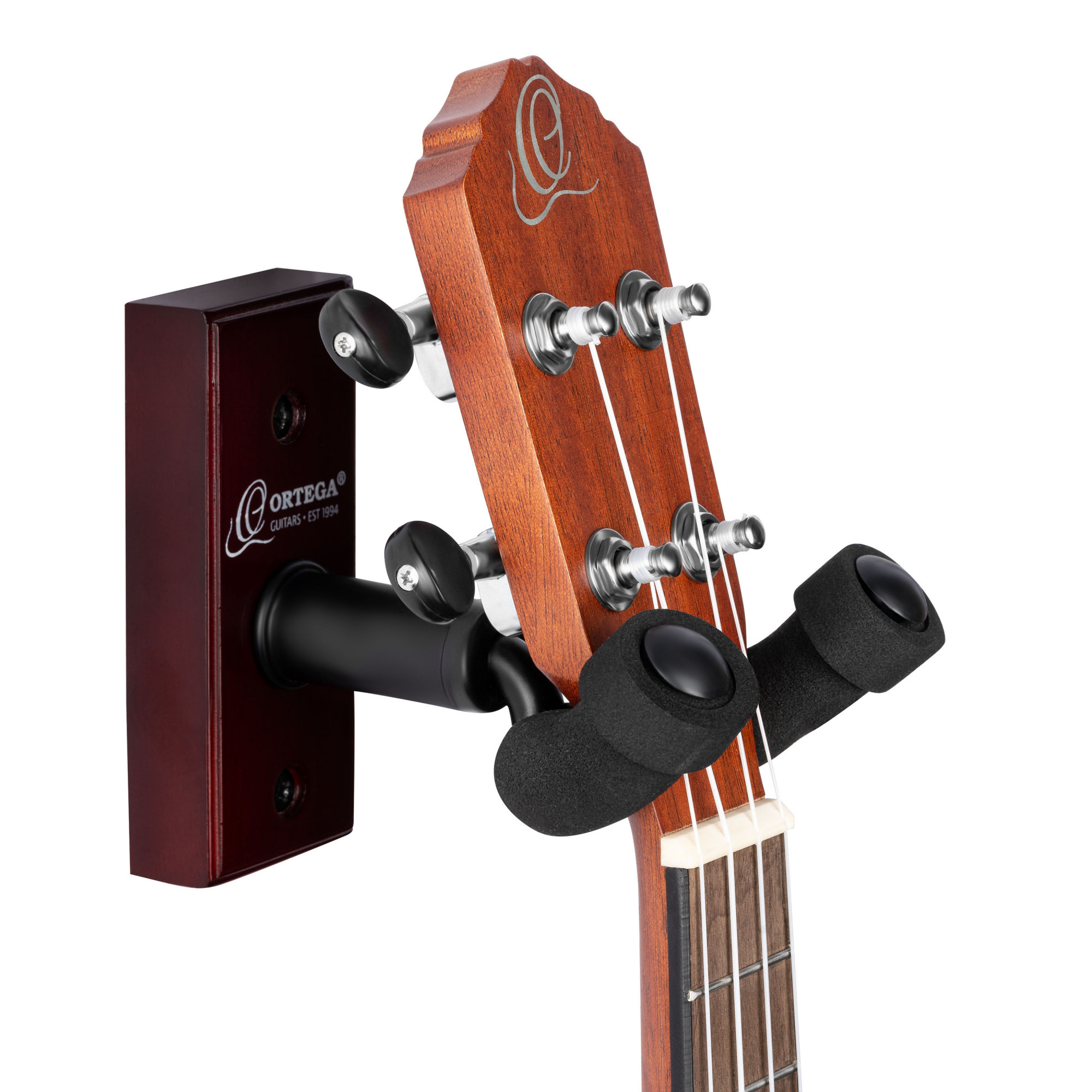 ORTEGA Ukulele Wall Hanger - Wine Red (OUH-1WR)