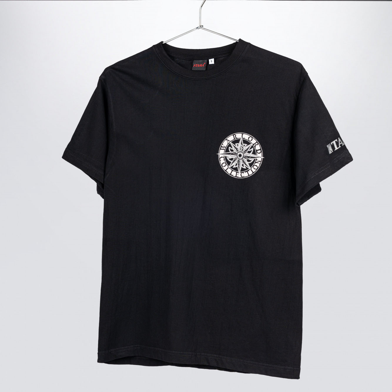 TAMA T-Shirt in schwarz mit Warlord Logo auf der Brust (TT207-S)