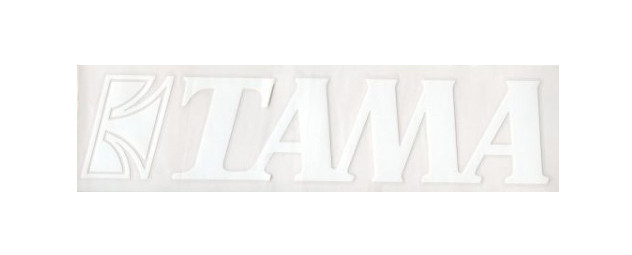 Tama sticker white - 24,5 cm x 7 cm (TLS100WH)