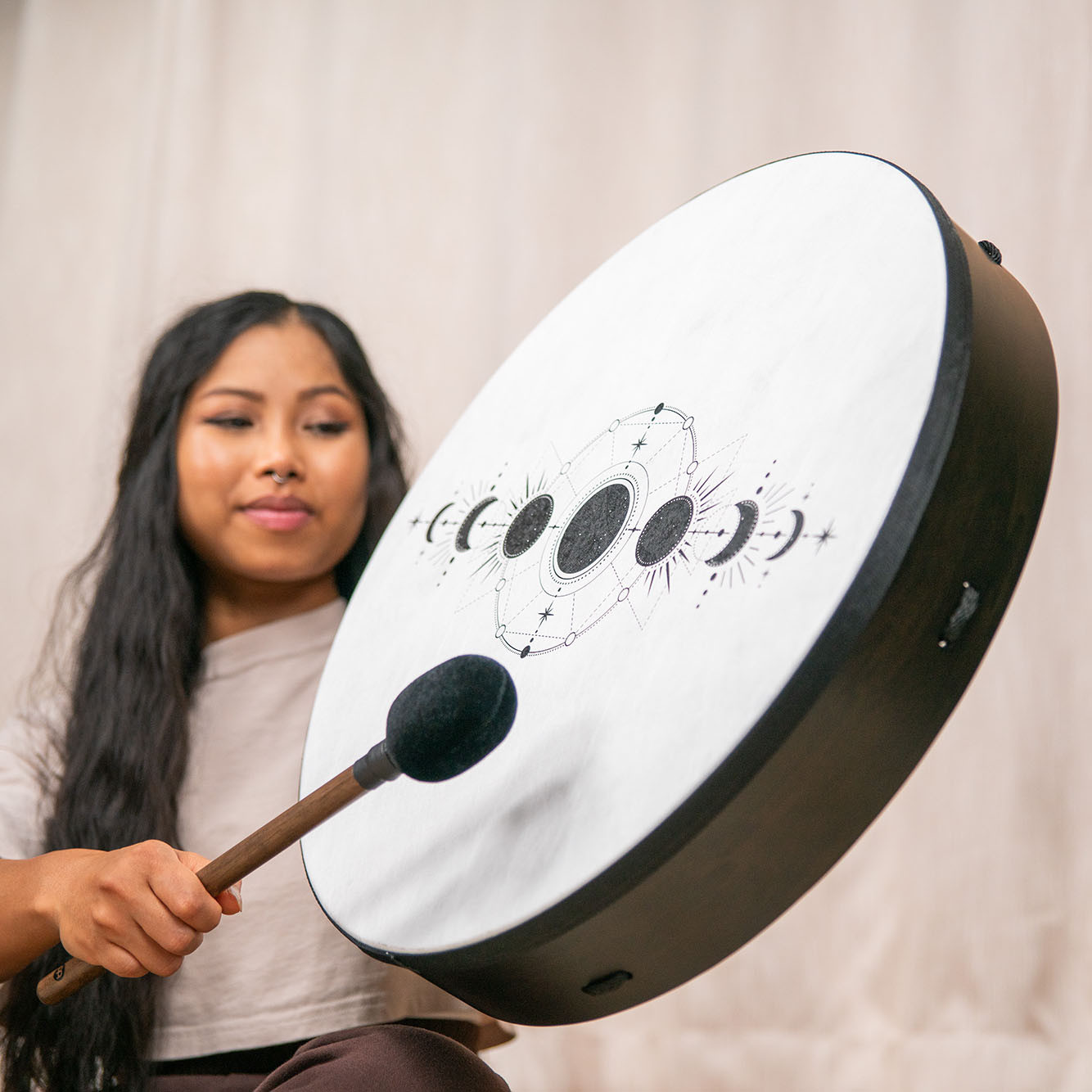 Meinl Sonic Energy Moon Phases Ritual Drum 20" - True Feel Synthetic Head  (RD20DWB-SH)