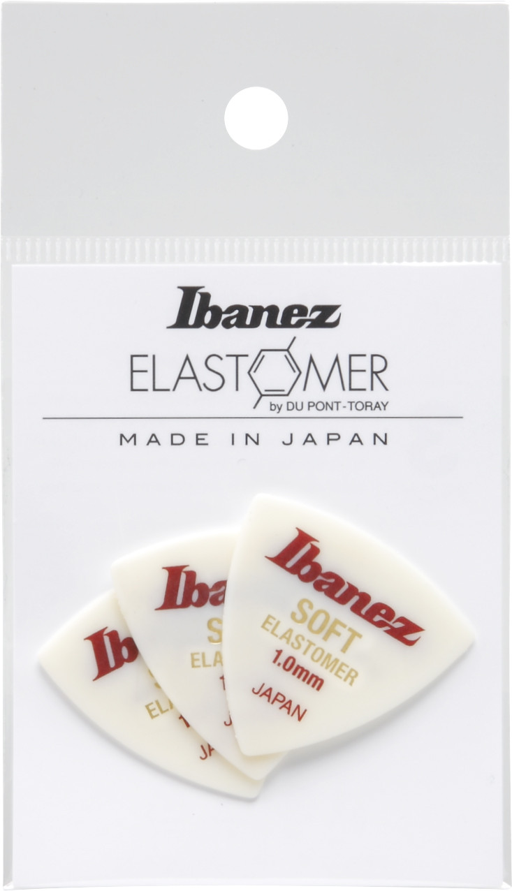 IBANEZ Elastomer Picks - 3er Pack (BEL8ST10)