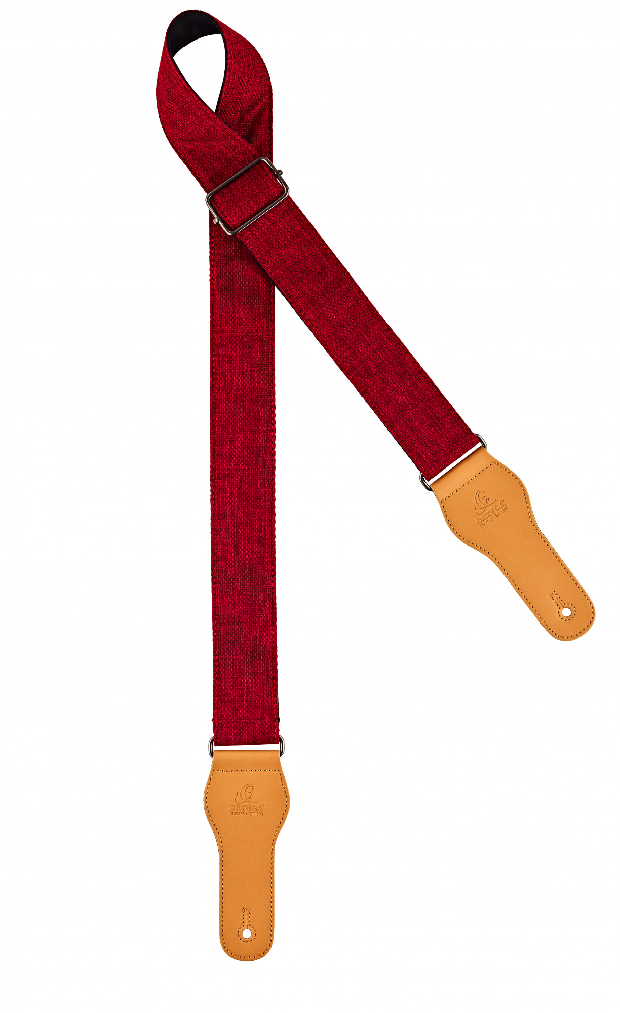 ORTEGA Casual Series Guitar Cotton Strap - Burgundy (OCS-250)
