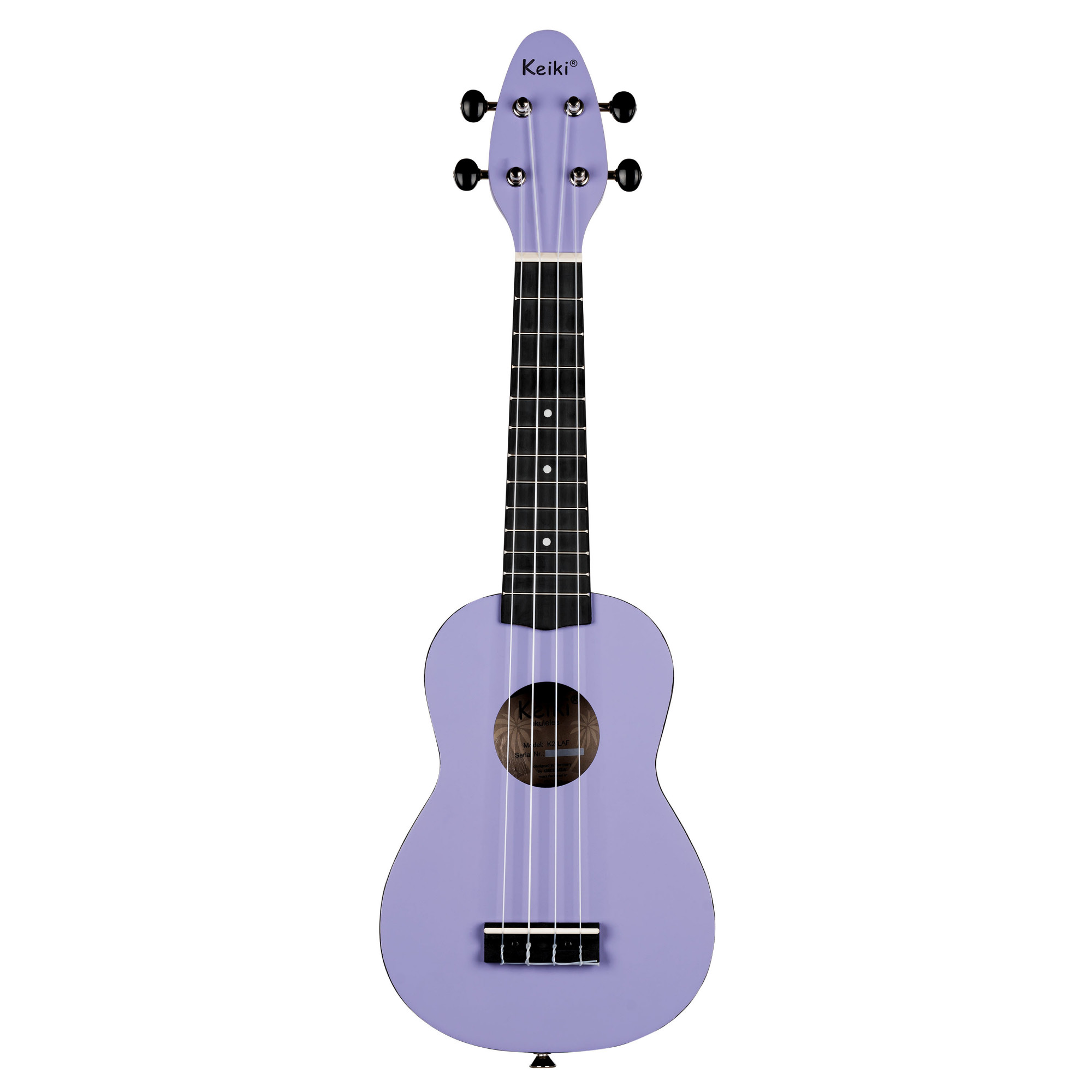 KEIKI K2 Serie Sopran Ukulele Set - Agathis / ABS Lavender Field (K2-LAF)