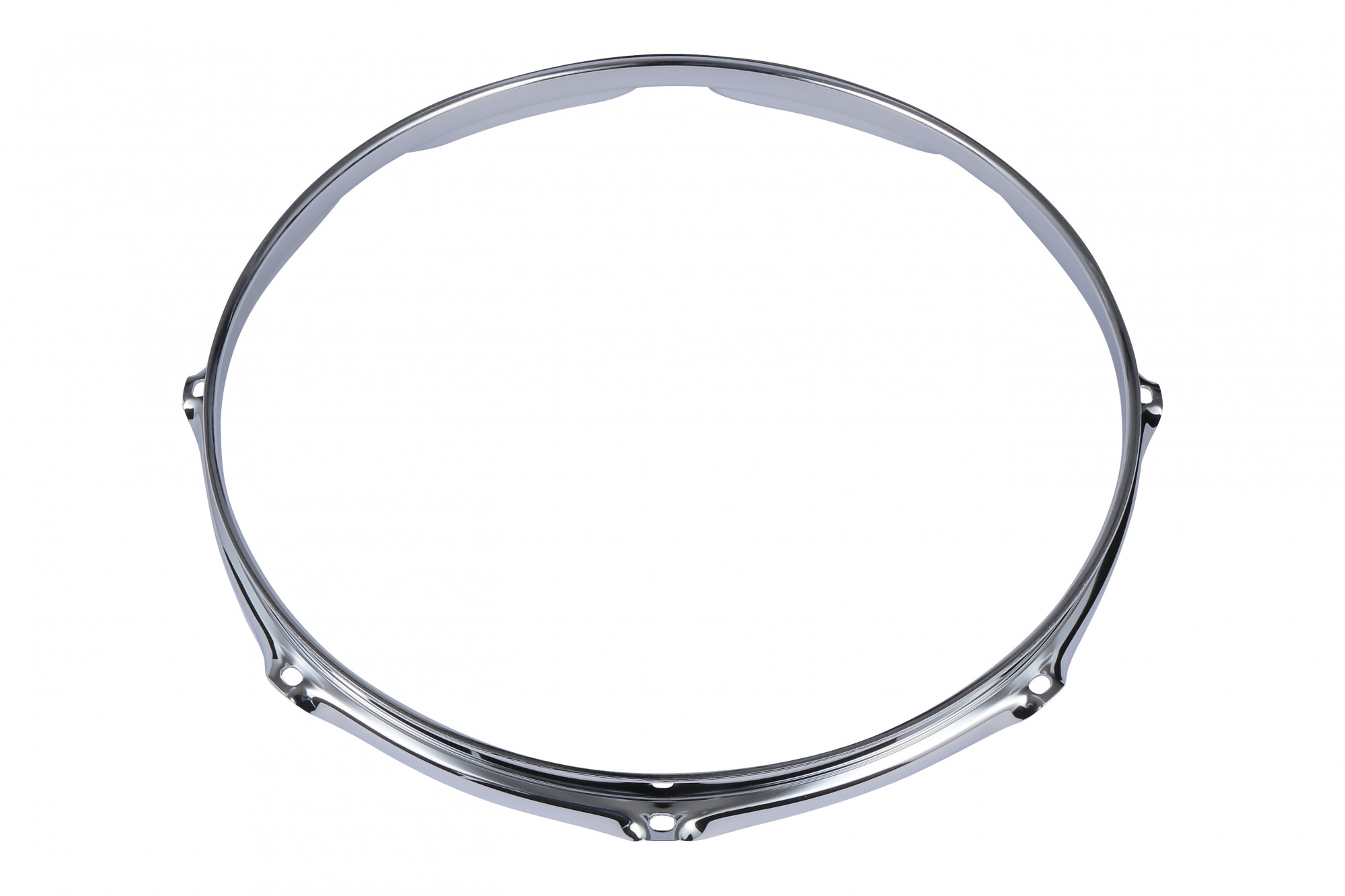 TAMA 2.3mm Steel Mighty Hoops 14" 8-Hole - Chrome Batter Side (MFM14-8)