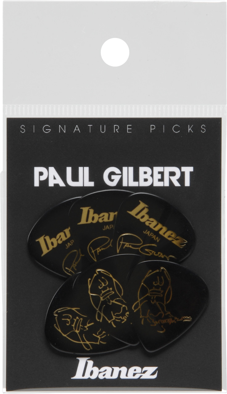 IBANEZ Paul Gilbert Signature Picks - 6er Pack (B1000PG-BK)