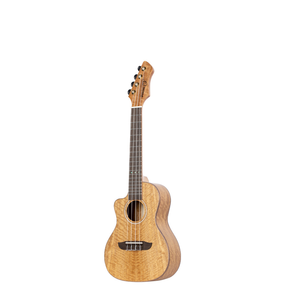 ORTEGA Horizon Series Concert Preamp Ukulele 4 String Lefty - Mango Natural + Bag (1B-RUMG-CE-L)