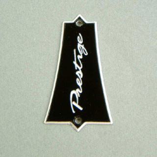 Truss rod cover for AR Prestige series PVC (Black+White 2P);