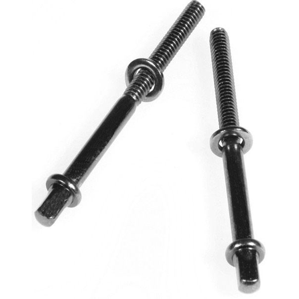 TAMA Tension bolt W7/32xL66mm w/ metal washer (2pcs/set) - Black Nickel (MS666SHPBN)