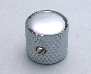 IBANEZ metal screw lock type control knob - chrome for selected ATK/SA models (4KB27A0008)