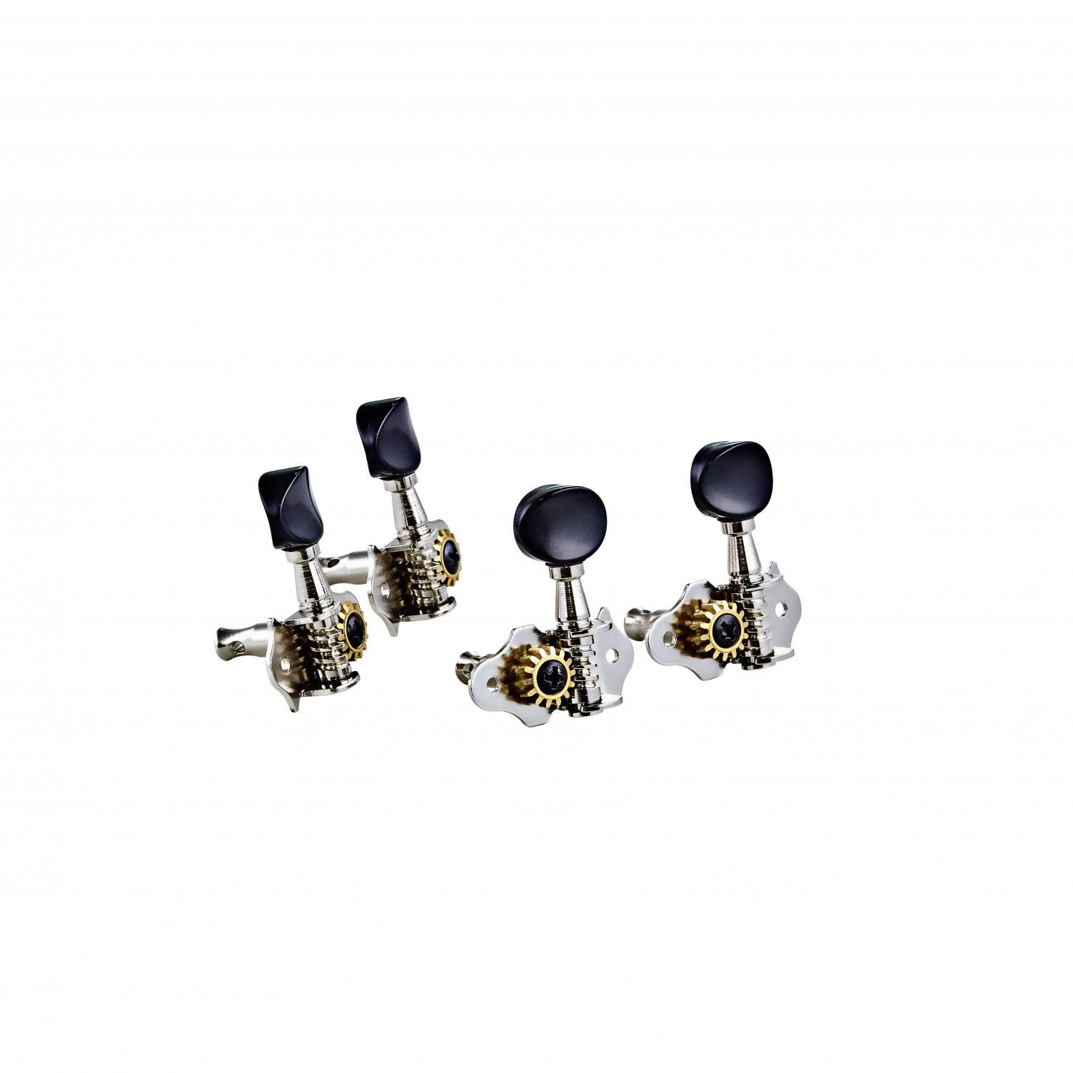 ORTEGA Open Gear Ukulele Tuning Machines - Chrome (OTMUKOG-CR)