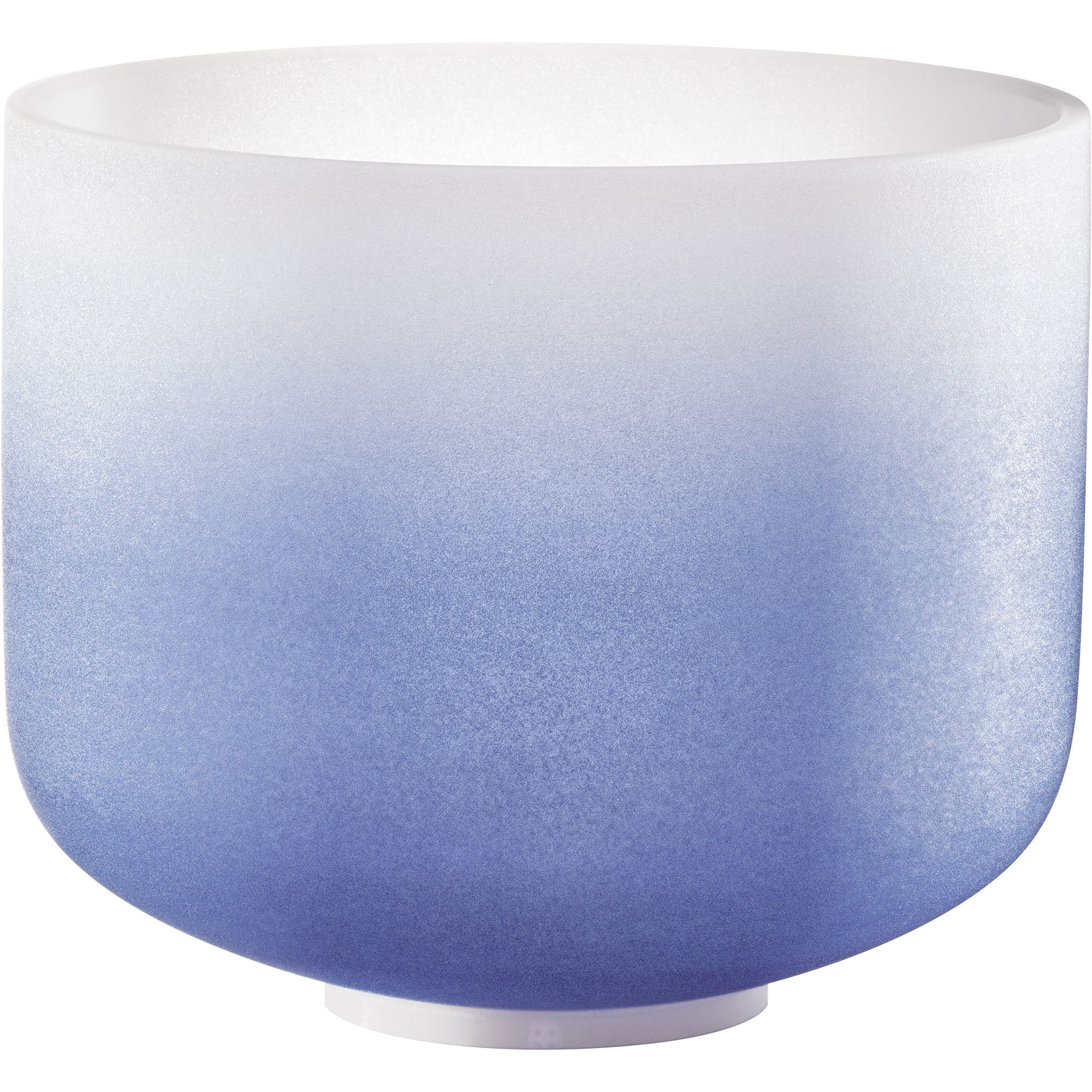 Meinl Sonic Energy 9" color-frosted Crystal Singing Bowl A4, Dunkelblau, 440 Hz, Stirnchakra (CSBC9A)