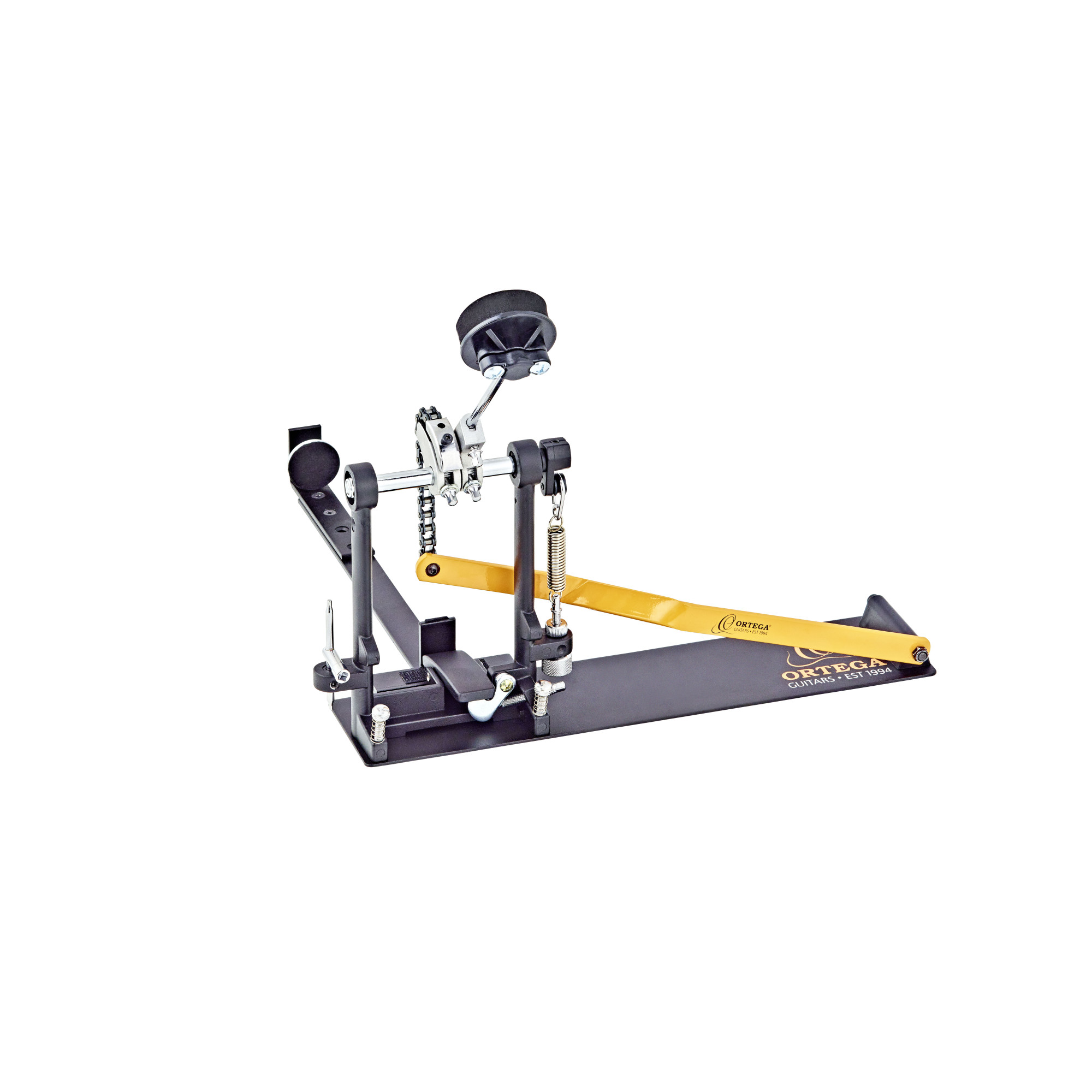 ORTEGA Percussion Series Cajon Pedal Lefty - Orange / Black + Bag (OCJP-L-GB)