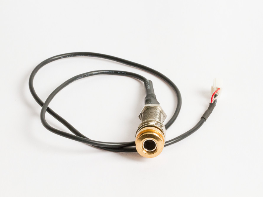 Klinkenbuchse mit Anschlusskabel (Gold) Shadow (OER-10106)