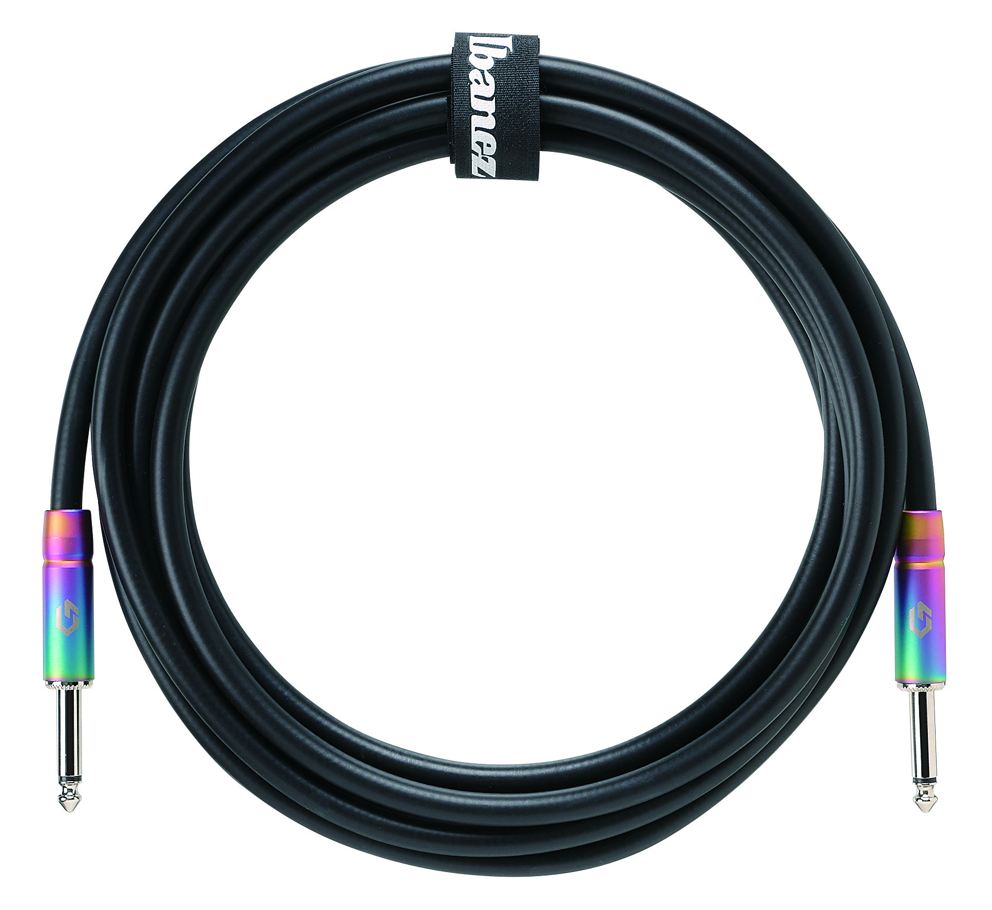 IBANEZ GLIDELINE Serie Instrumentenkabel 3,05m 2 gerade Stecker, schwarz (GL10)