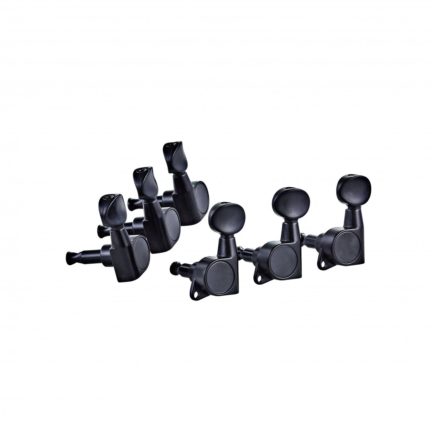 ORTEGA 3+3 Guitar Tuning Machines - Black (OTMEG33-GB)