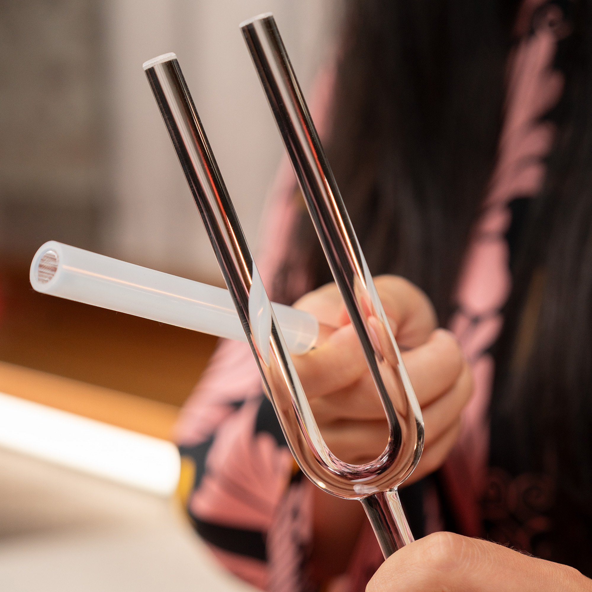 Meinl Sonic Energy Solfeggio Crystal Tuning Fork - 9.1" - Note G#4, Re 417 Hz (SOLCTF417)