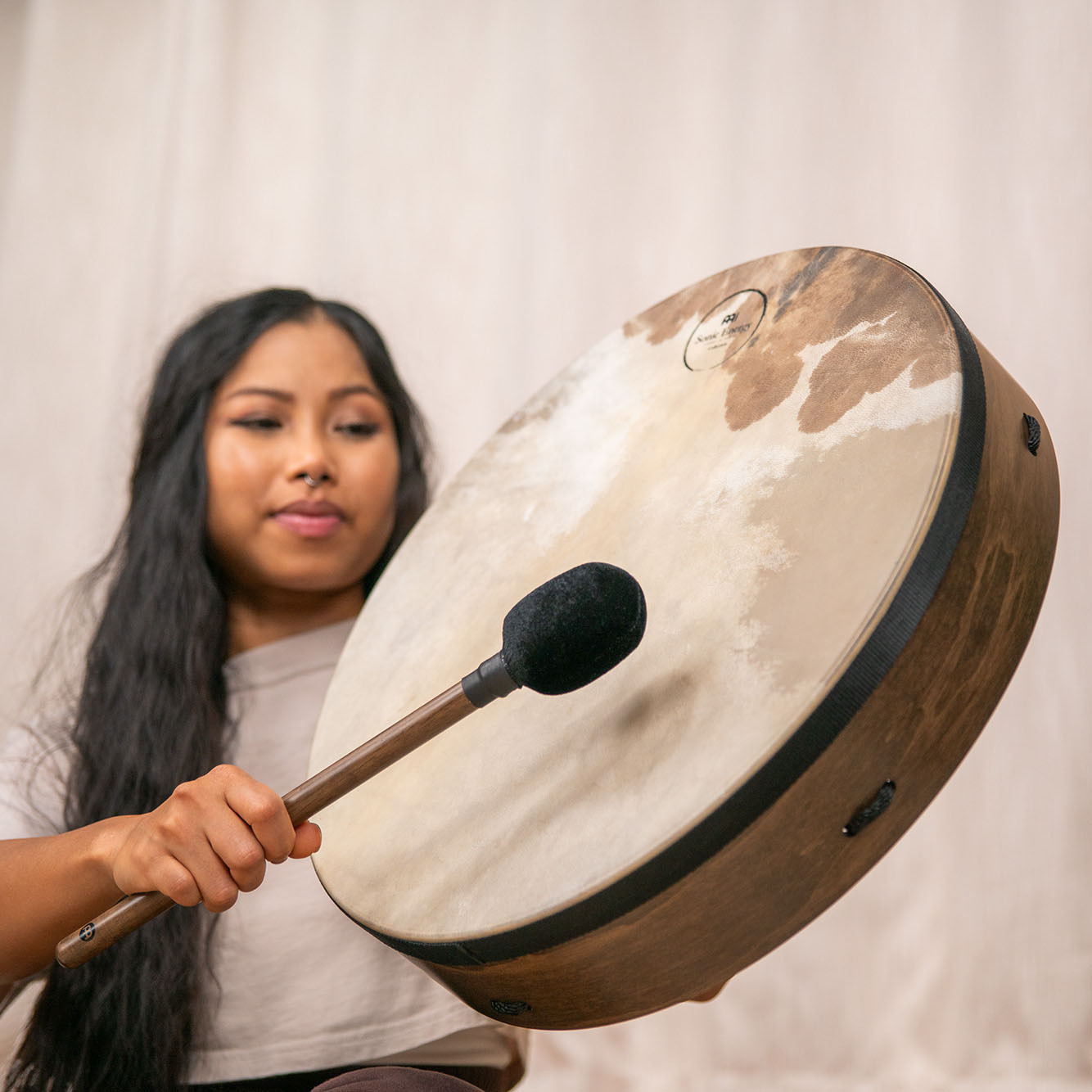 Meinl Sonic Energy Ritual Drum 18" - Goat Head  (RD18WB)