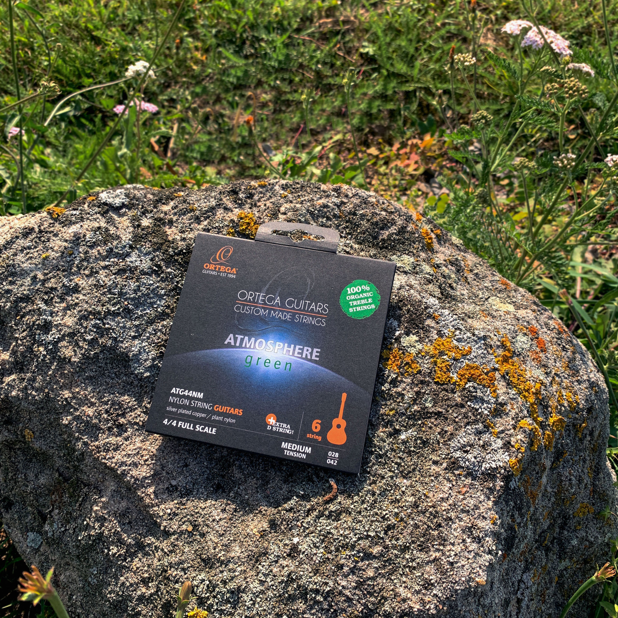 ORTEGA Atmosphere Green Series Nylon String Set - Medium Tension (ATG44NM)