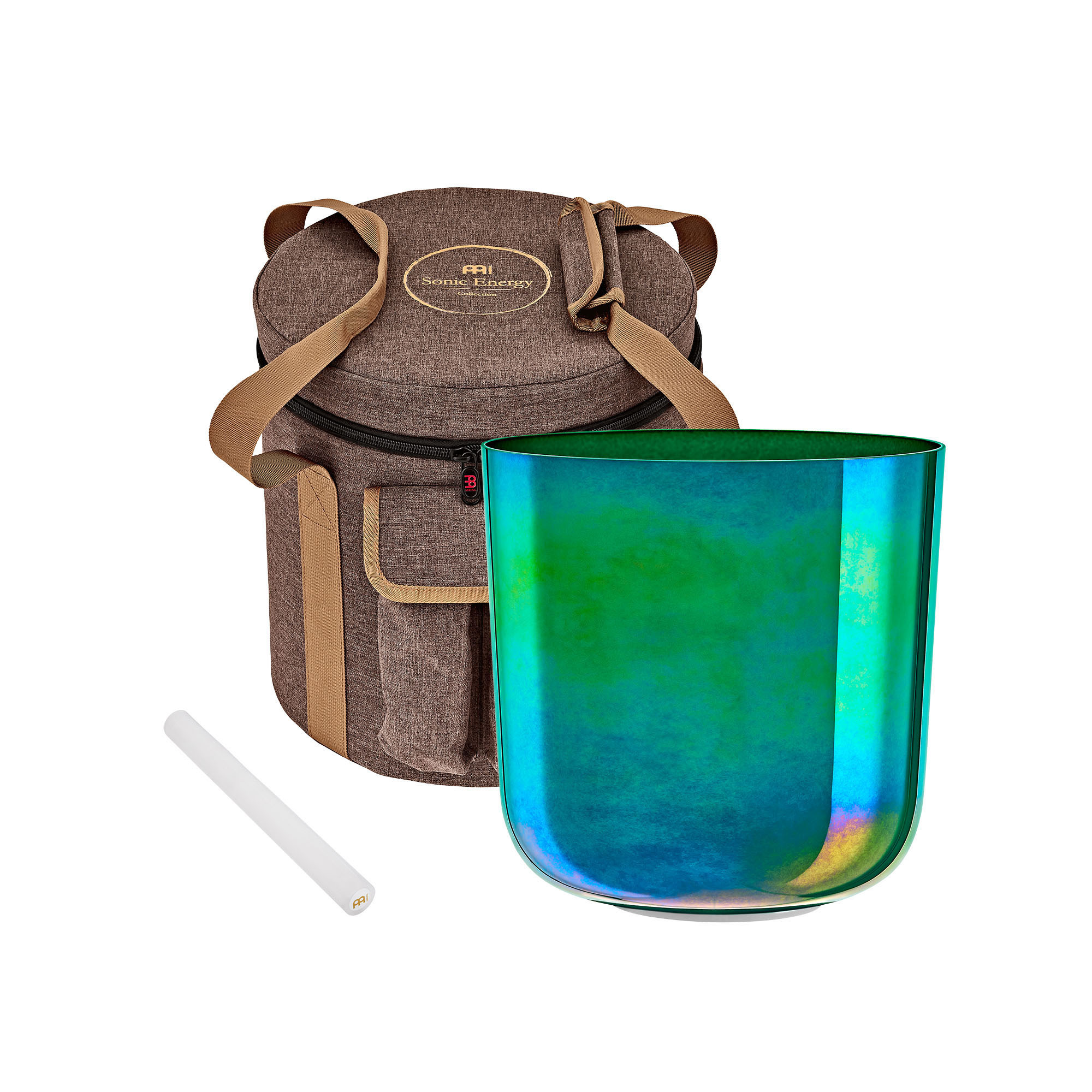 Meinl Sonic Energy 8" Essence Crystal Singing Bowl F3, Mint Blue, 440 Hz, Heart Chakra (ECSB8F3MB)