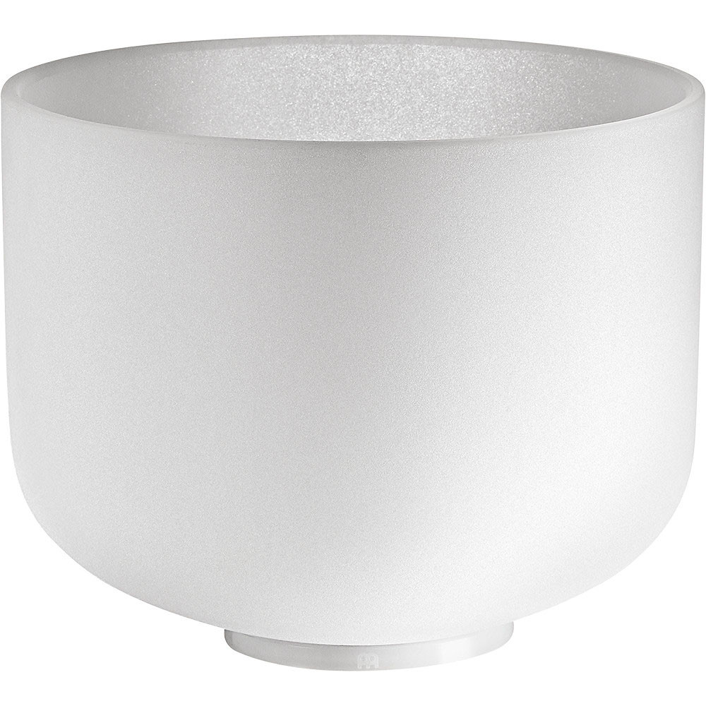 Meinl Sonic Energy 10" white-frosted Crystal Singing Bowl D4, 432 Hz, Sacral Chakra (CSB10D)