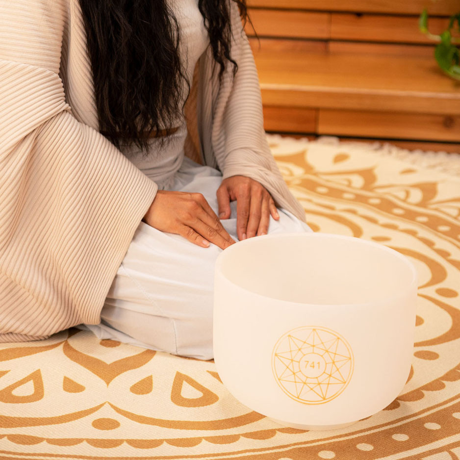 Meinl Sonic Energy 10" Solfeggio Crystal Singing Bowl Sol 741 Hz (SOLCSB10-741)