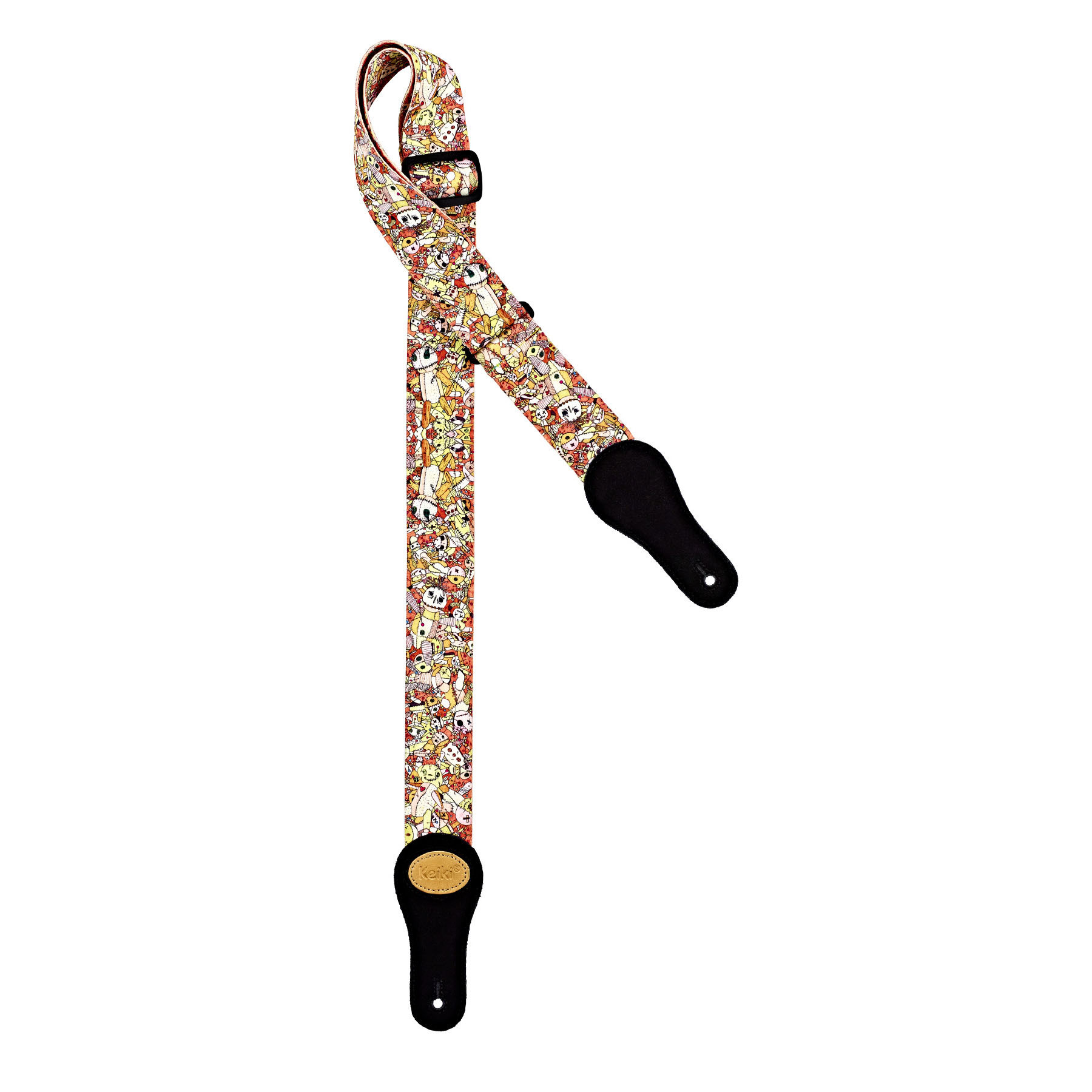 KEIKI Designer Serie Nylon Guitar Strap - "Voodoo Puppet" (KNS-VP)