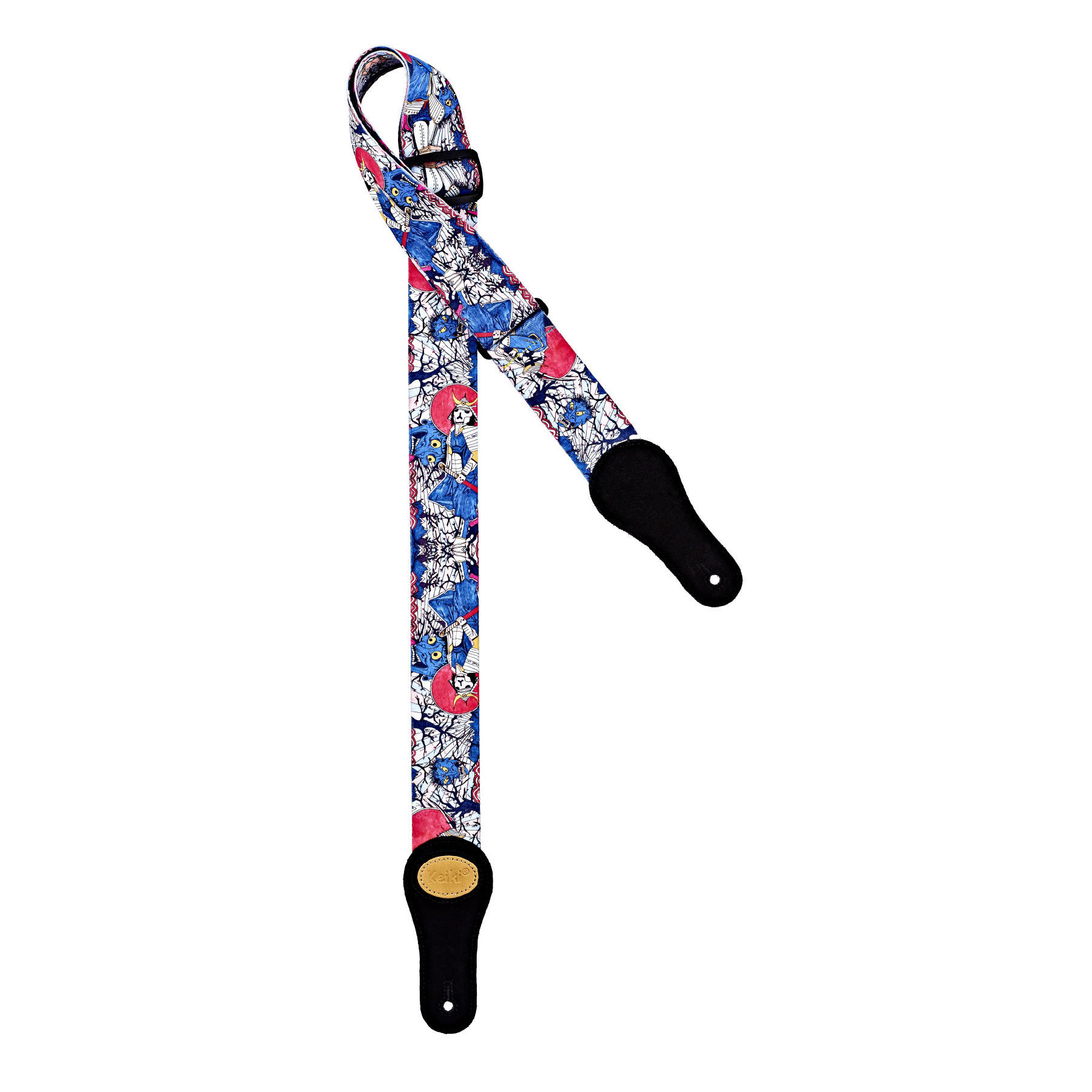 KEIKI Designer Serie Nylon Guitar Strap - "Samurai" (KNS-SR)