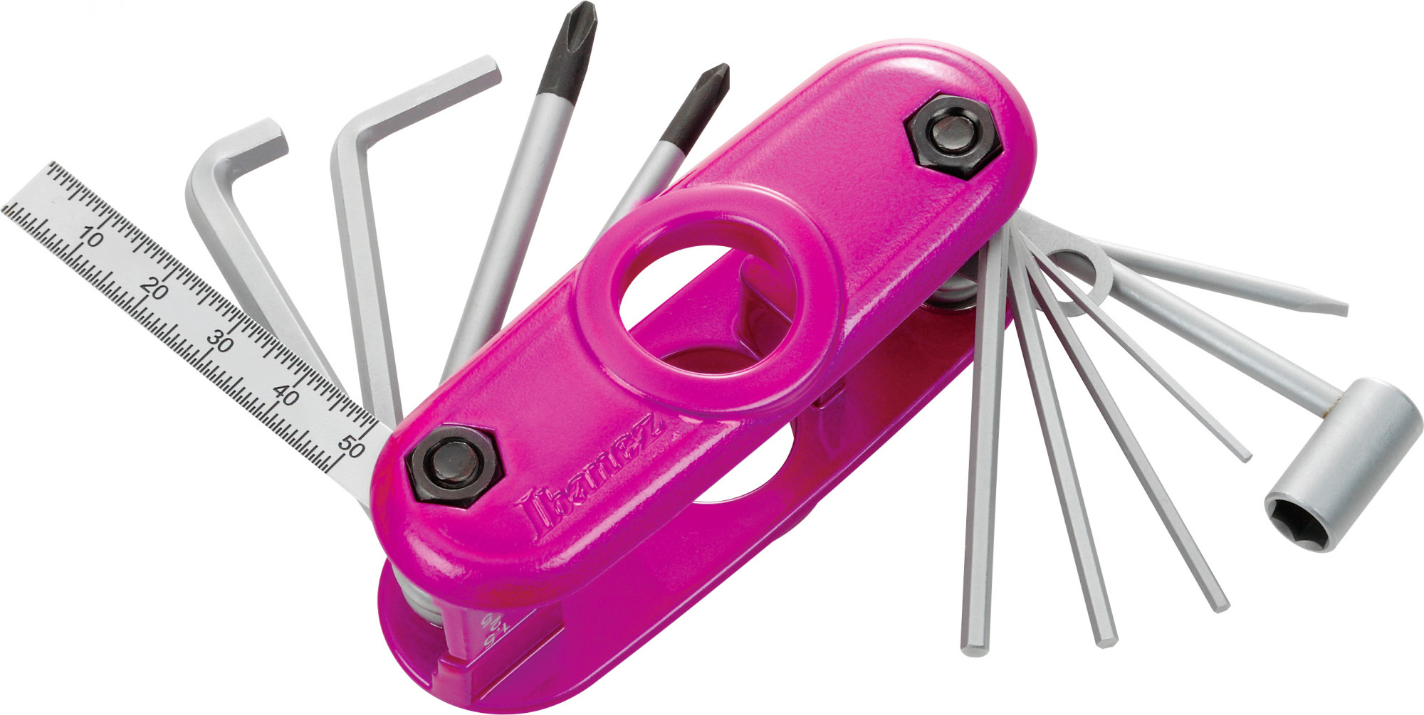 IBANEZ Multi-Tool - 11 Tools in 1 - Metallic Pink - Limited Edition (MTZ11-MPK)
