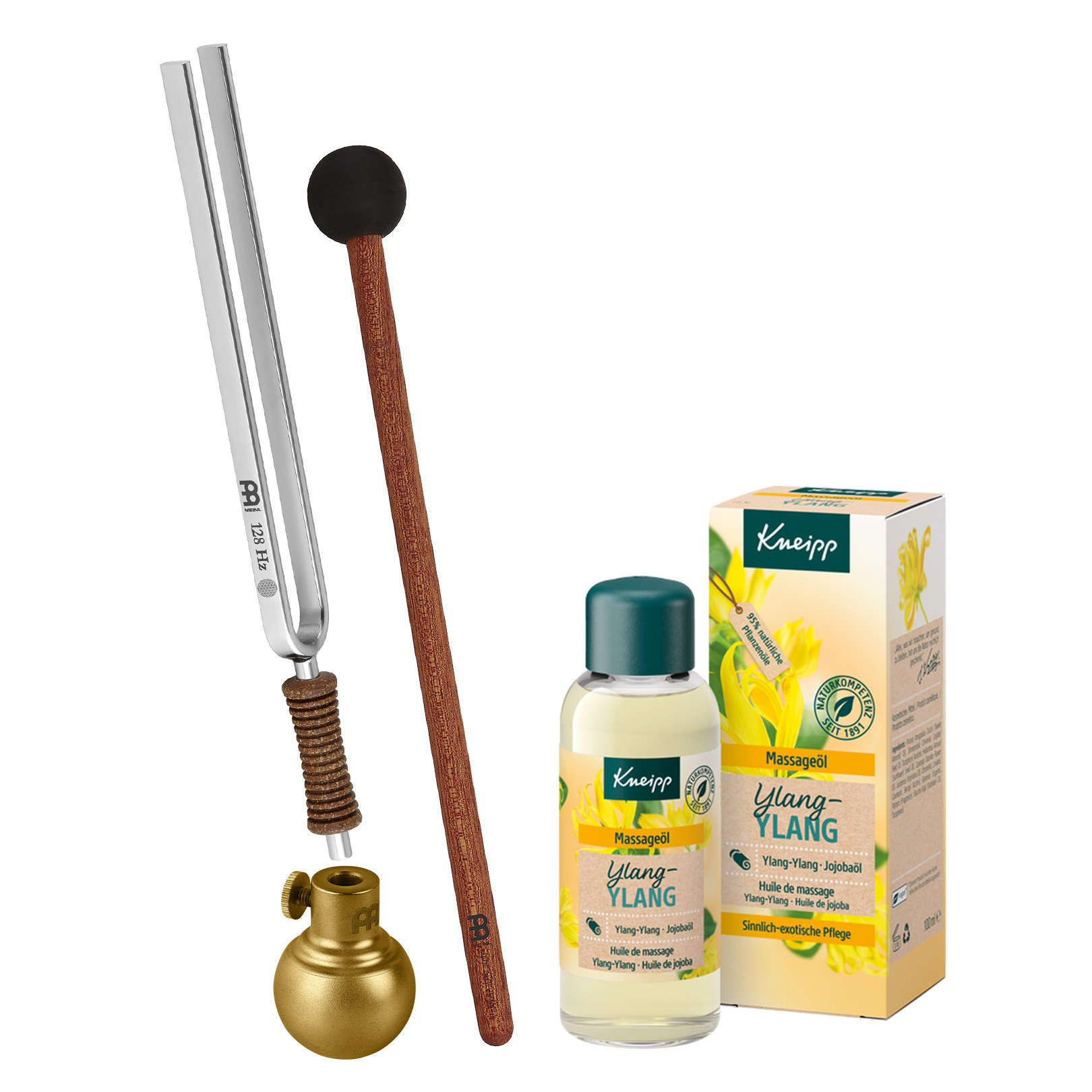 Stimmgabel Massage Bundle "Flower of Life" (TF-OIL-BUNDLE)