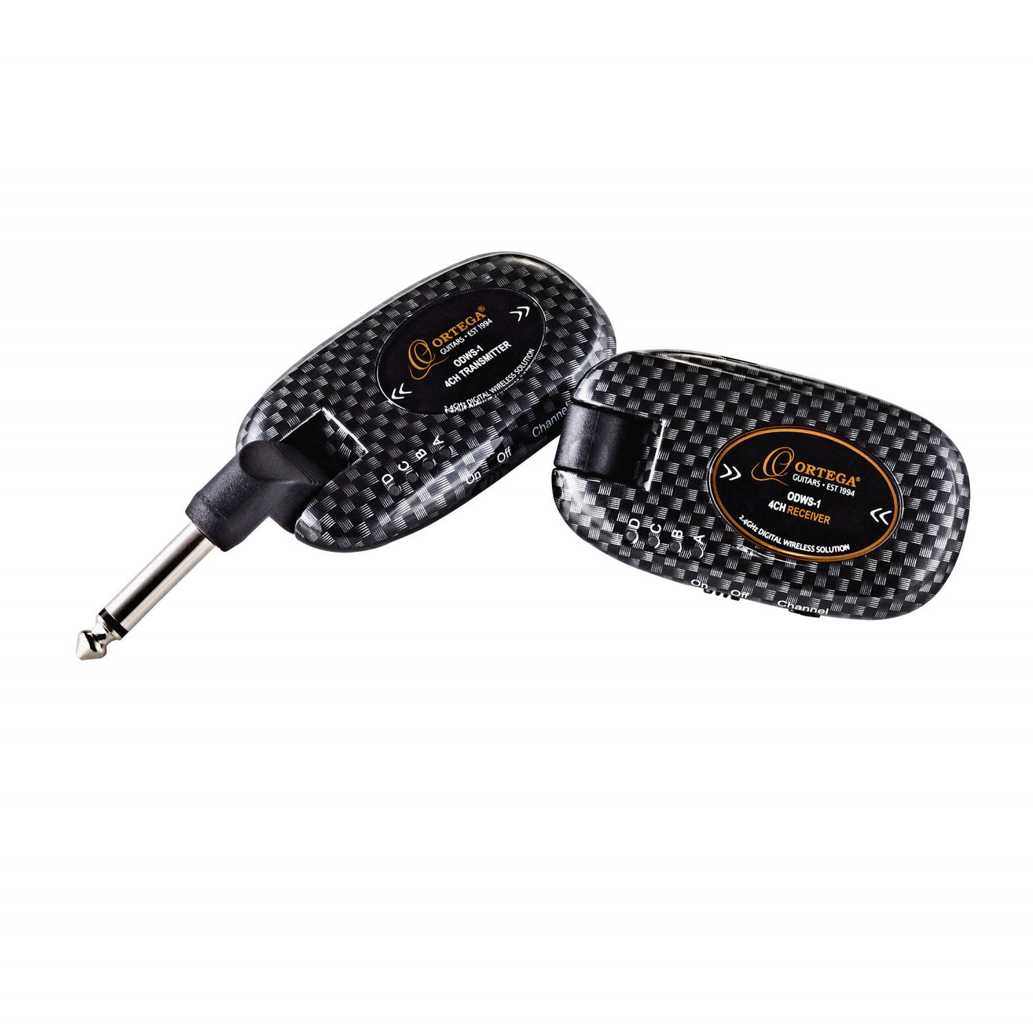 ORTEGA Digital Wireless System - 4 Kanäle / 2,4 Ghz / wiederaufladbar + USB Kabel (ODWS-1CAR)