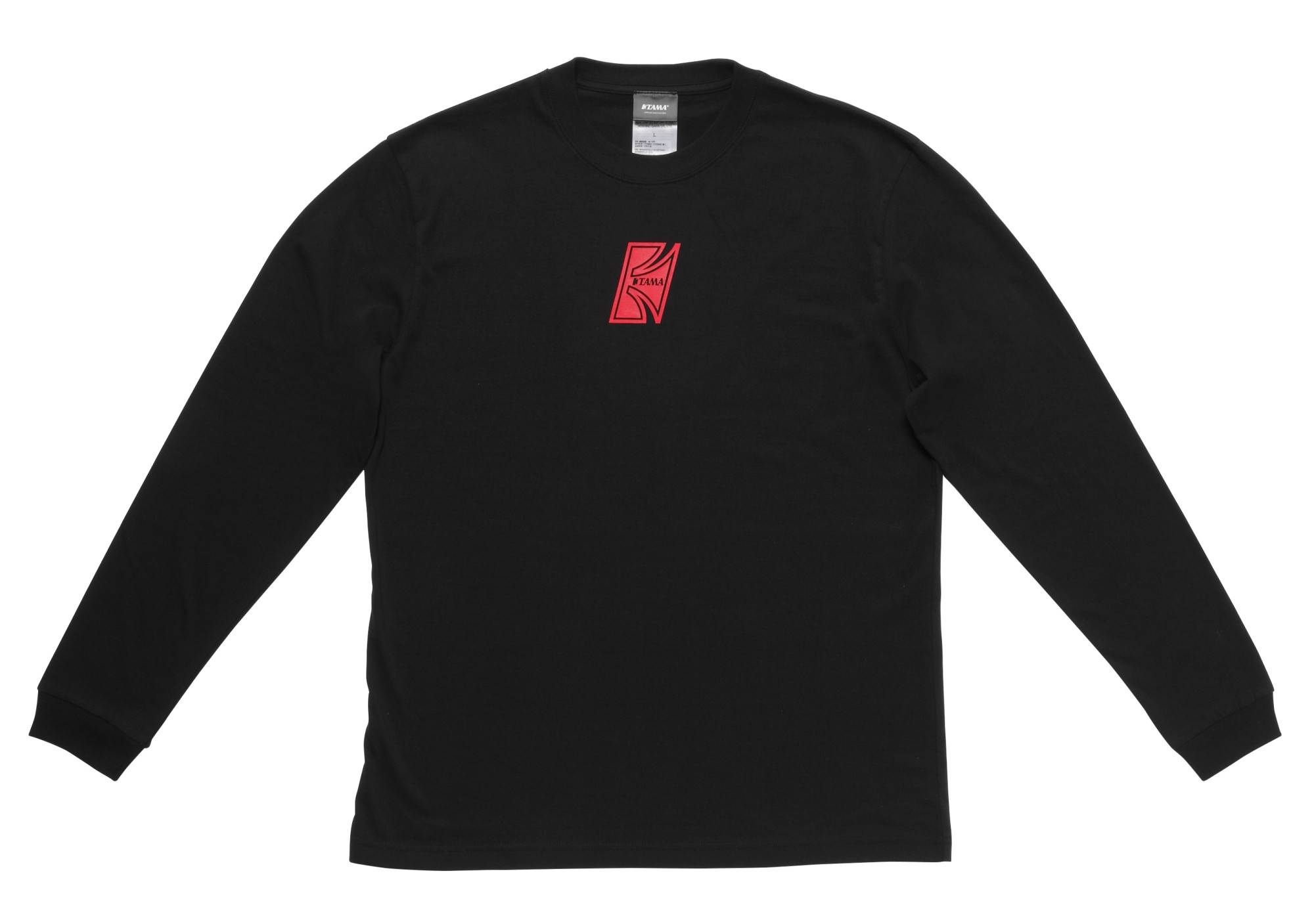 TAMA Long Sleeve Black mit Red "T" Logo (TAML001L)
