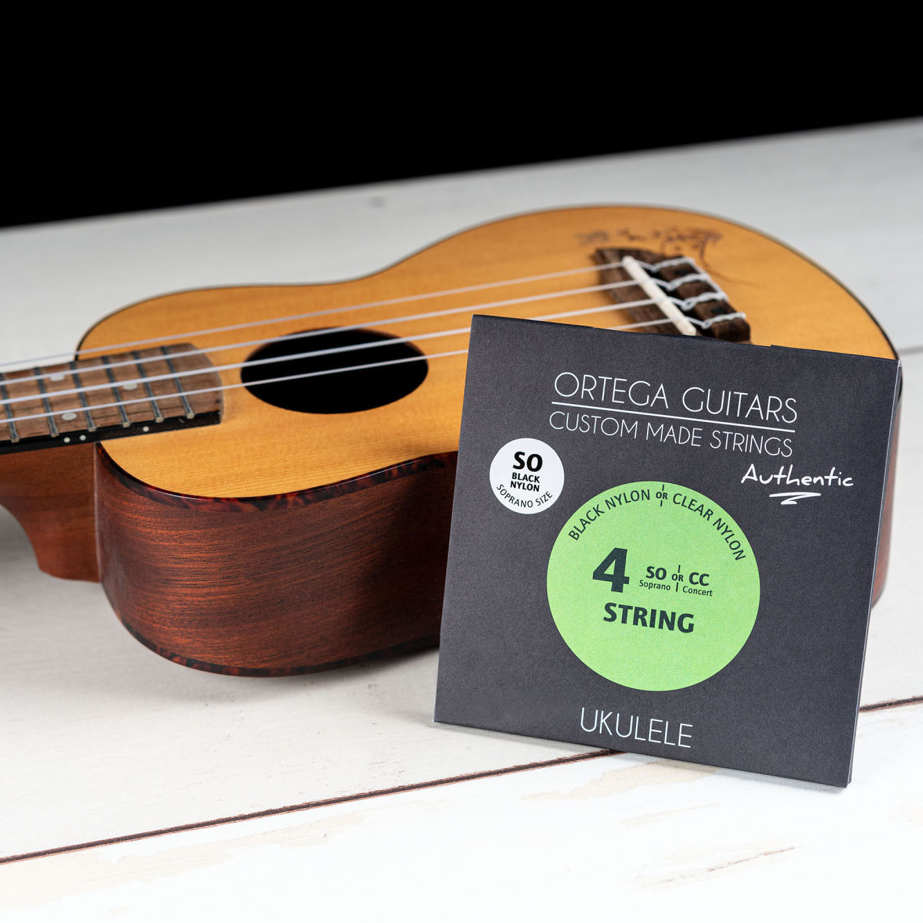 ORTEGA Custom Made Strings Authentic String Set - Ukulele 4 String (UKABK-SO)