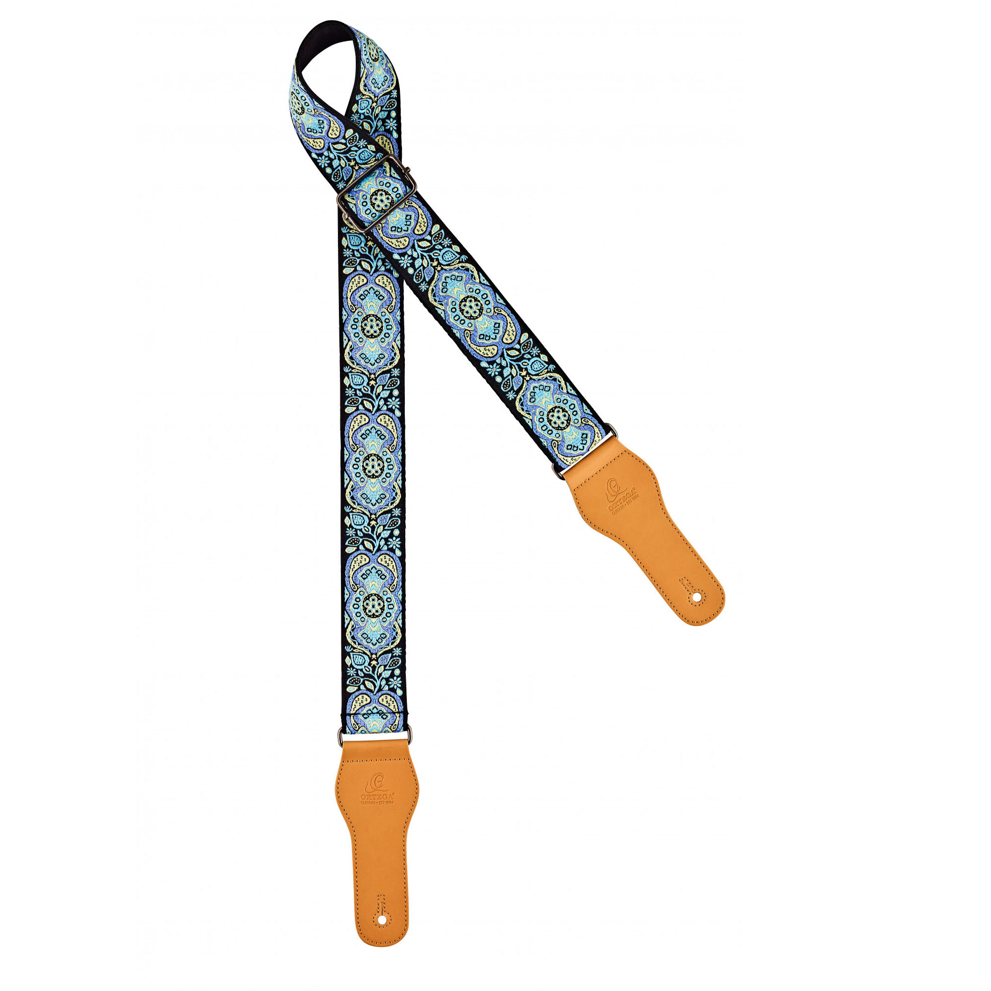 ORTEGA Creative Series Baumwollgitarrengurt - Classic Blue (OCS-550)