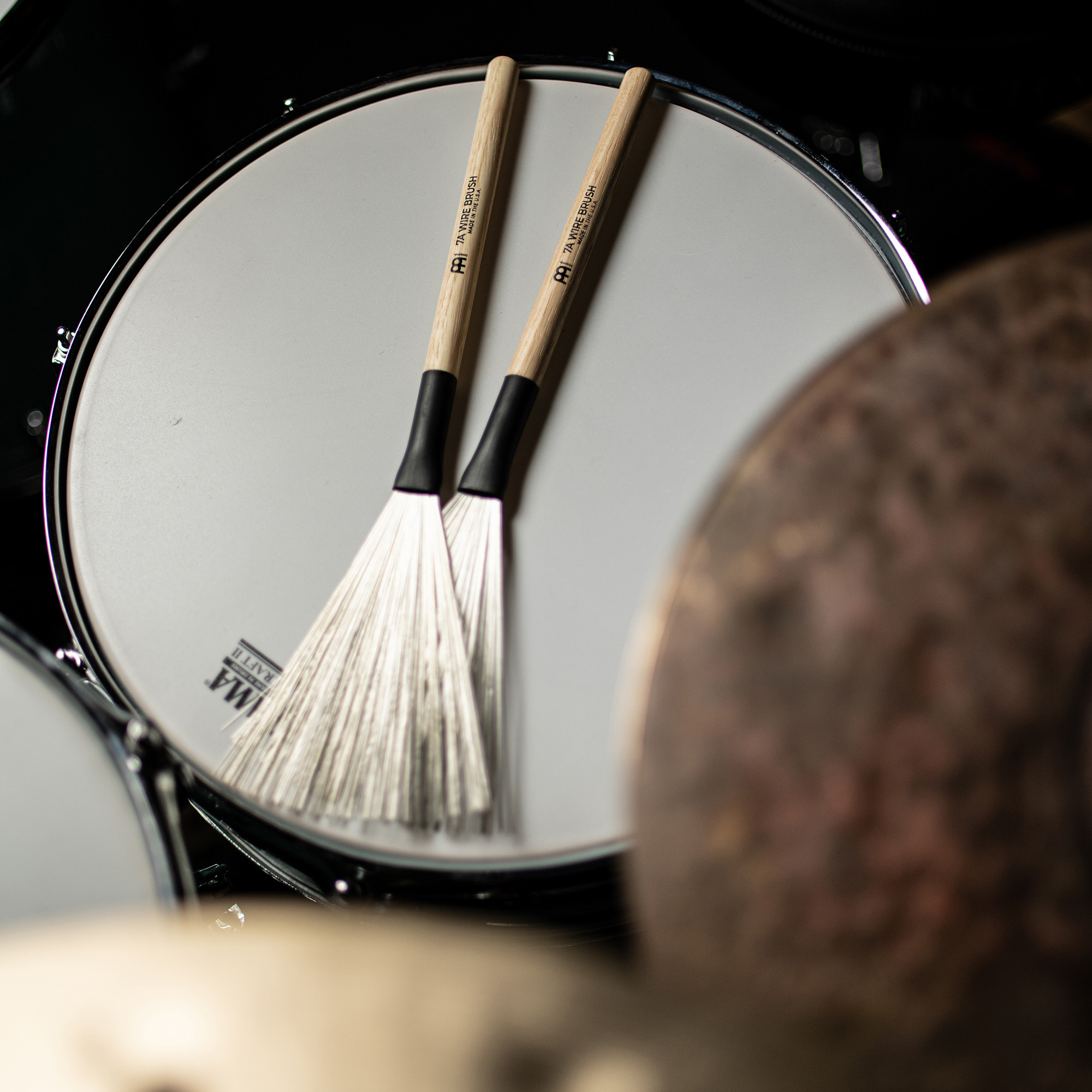 MEINL Stick & Brush - 7A Fixed Wire Brush (SB302)