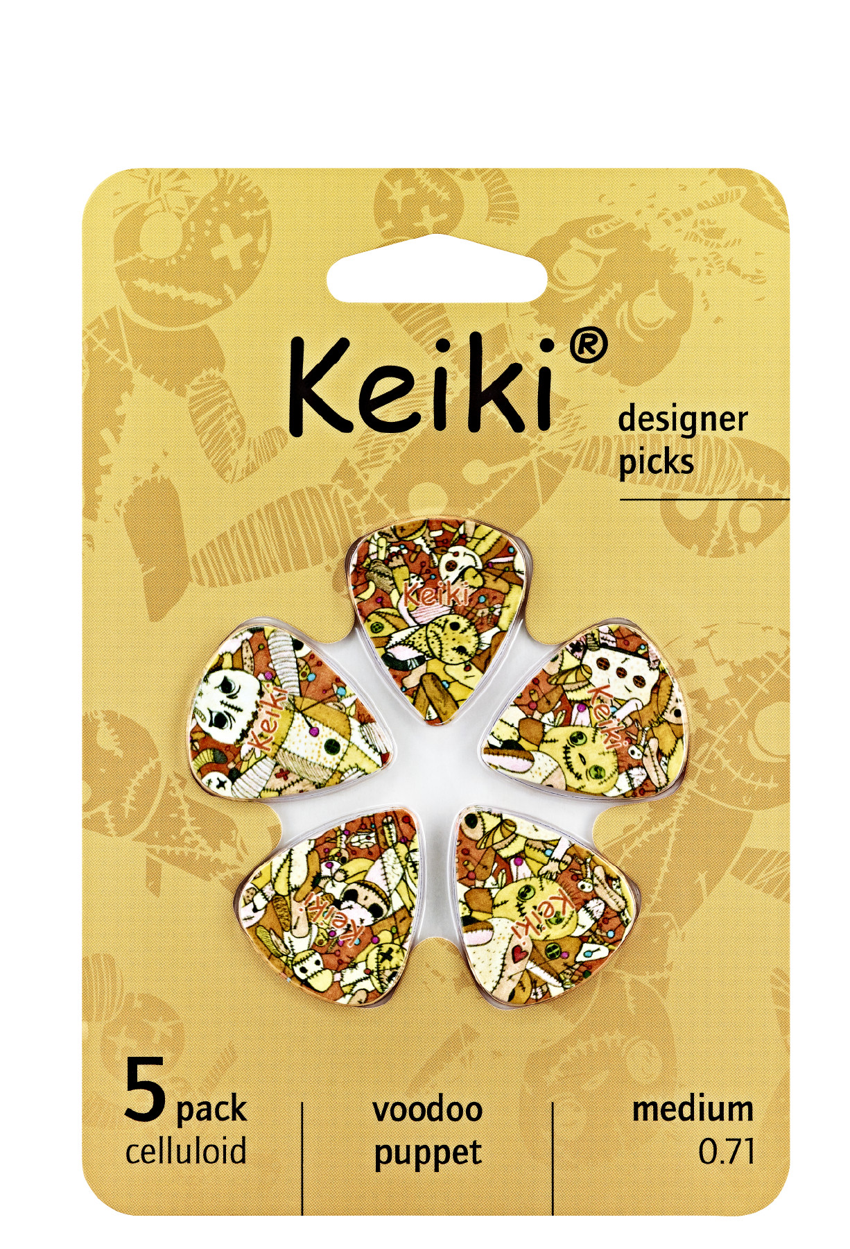 KEIKI Designer Picks "Voodoo Puppet" - 5 teilig (KPVP-5)