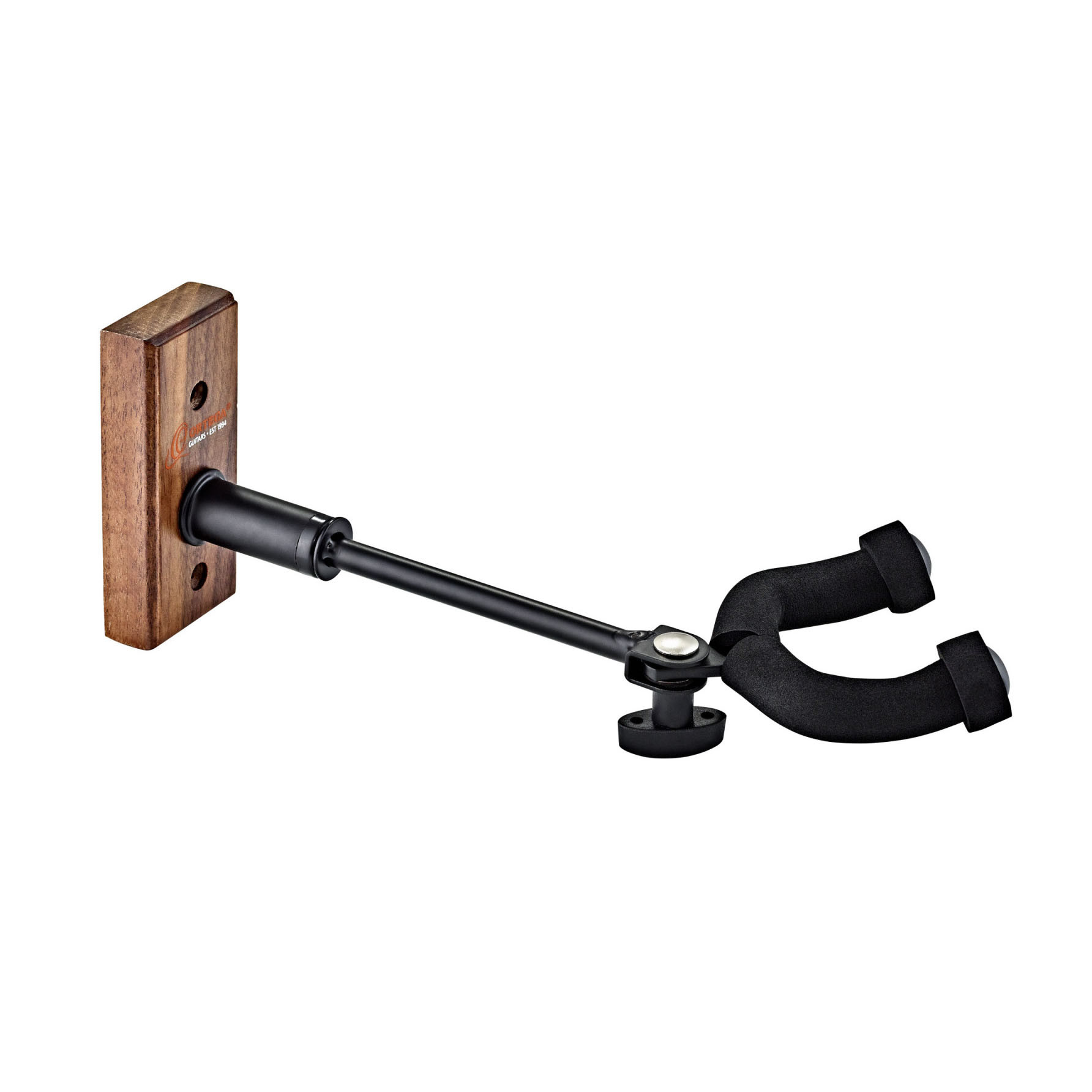 ORTEGA Adjustable Guitar Wall Hanger - Cherry Wood (OGHAD-1CW)