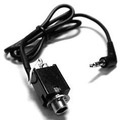 IBANEZ Ausgangsbuchse: Box, 6.3 mm, Stereo mit 3.5pi Stecker - chrom (5AJK17F)