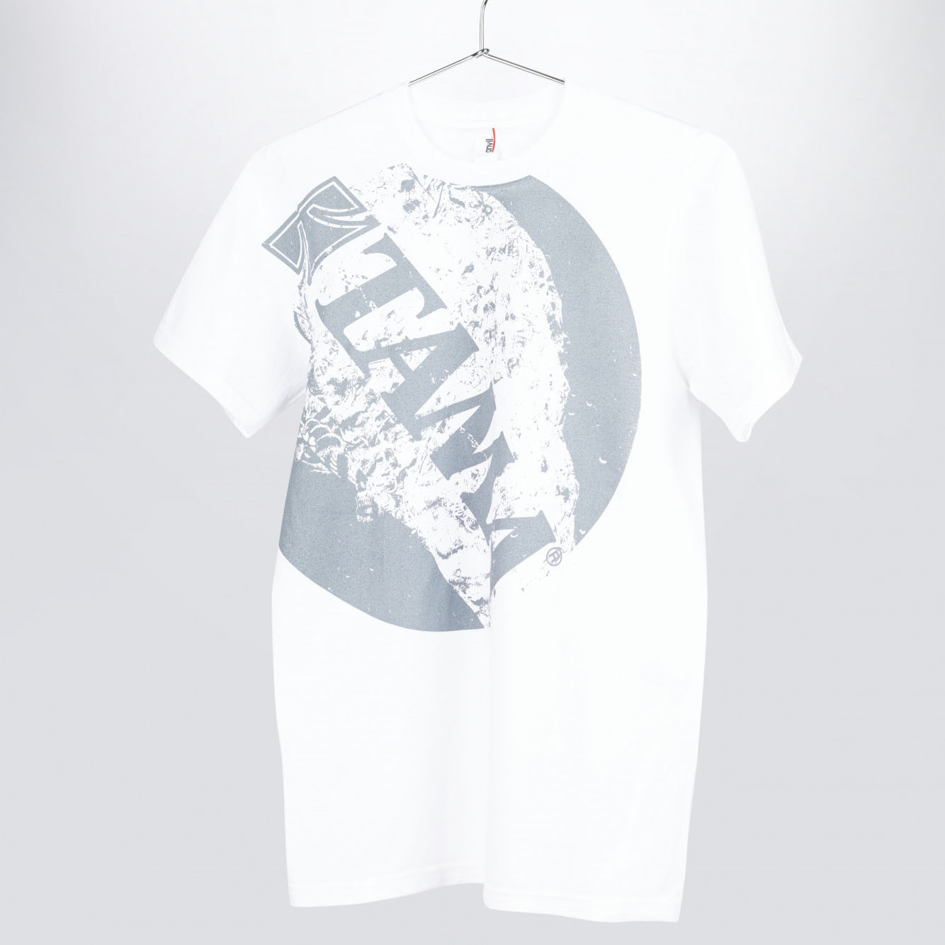 TAMA T-Shirt in weiß mit Circle Tee Print (TT11CIRWH-S)
