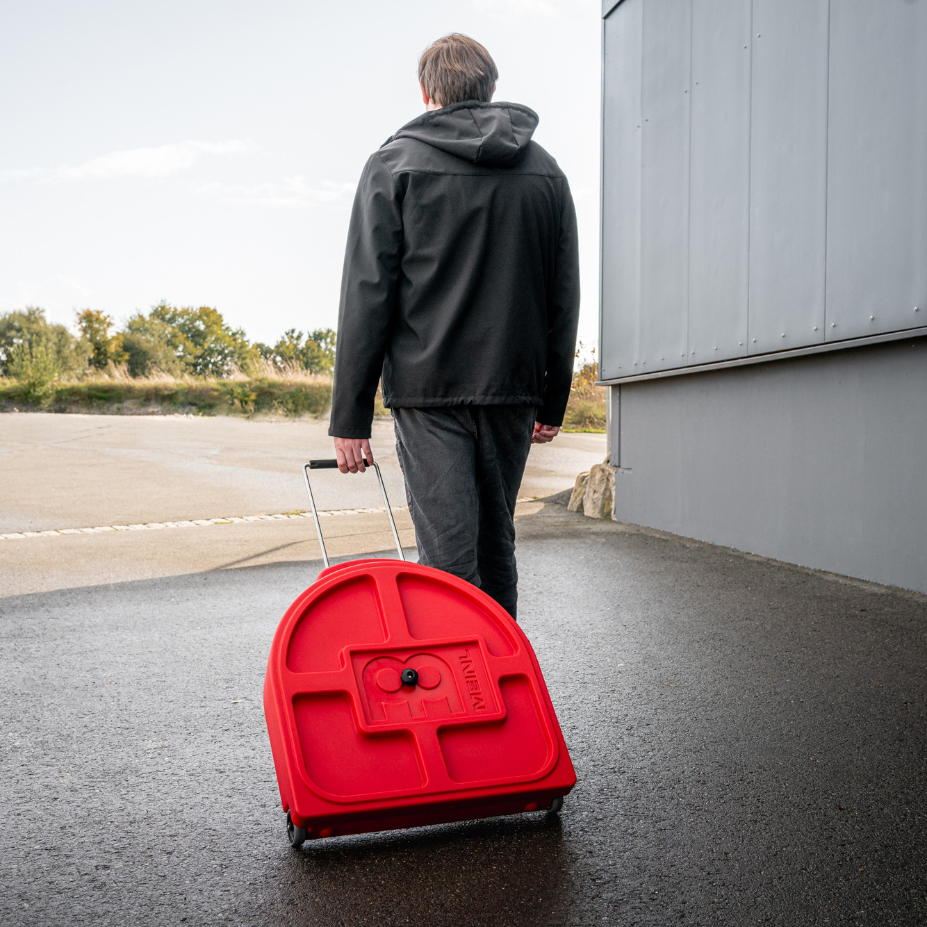 MEINL Cymbals Pro Cymbal Case Trolley 22" - Red
 (MCC22R-TR)
